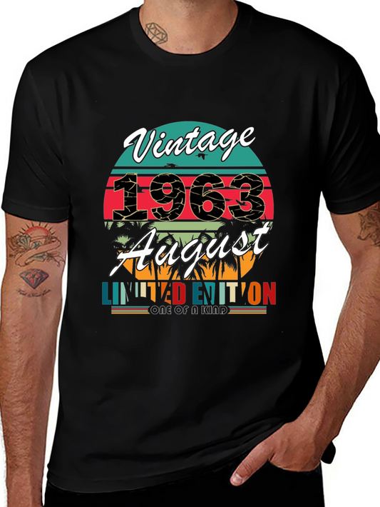 Vintage 1963 August Limited Edition T-Shirt