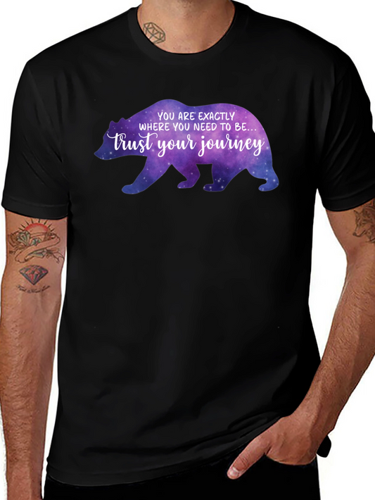 Trust Your Journey Bear Graphic Tee