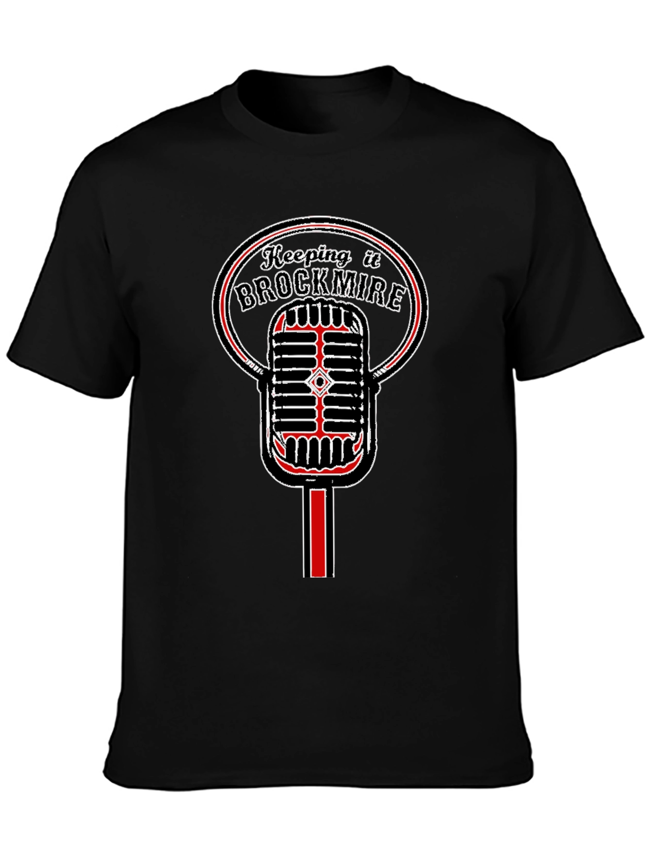 Keeping it Brockmire Microphone T-Shirt