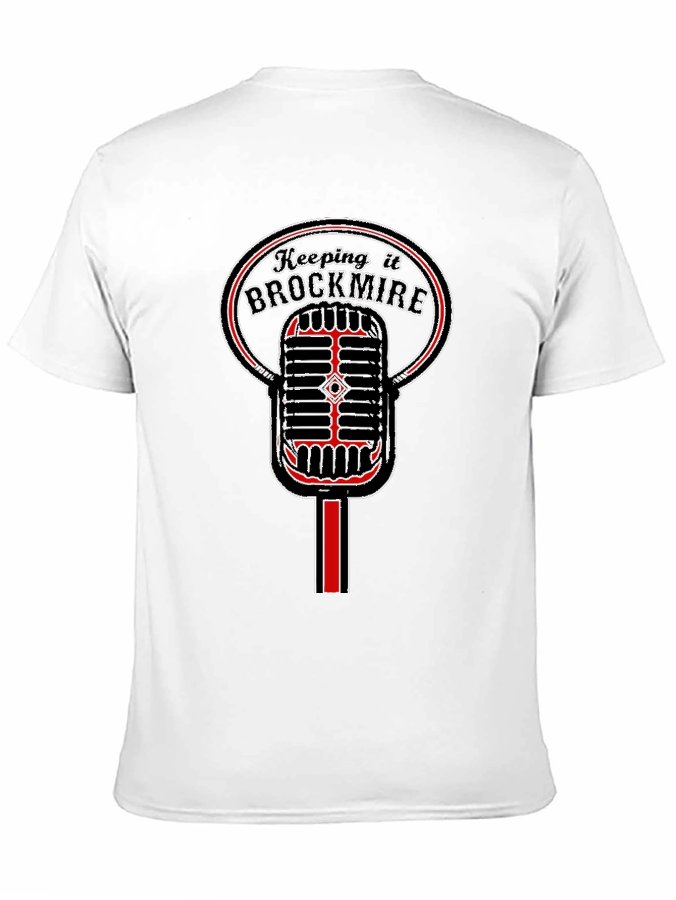 Keeping it Brockmire Microphone T-Shirt