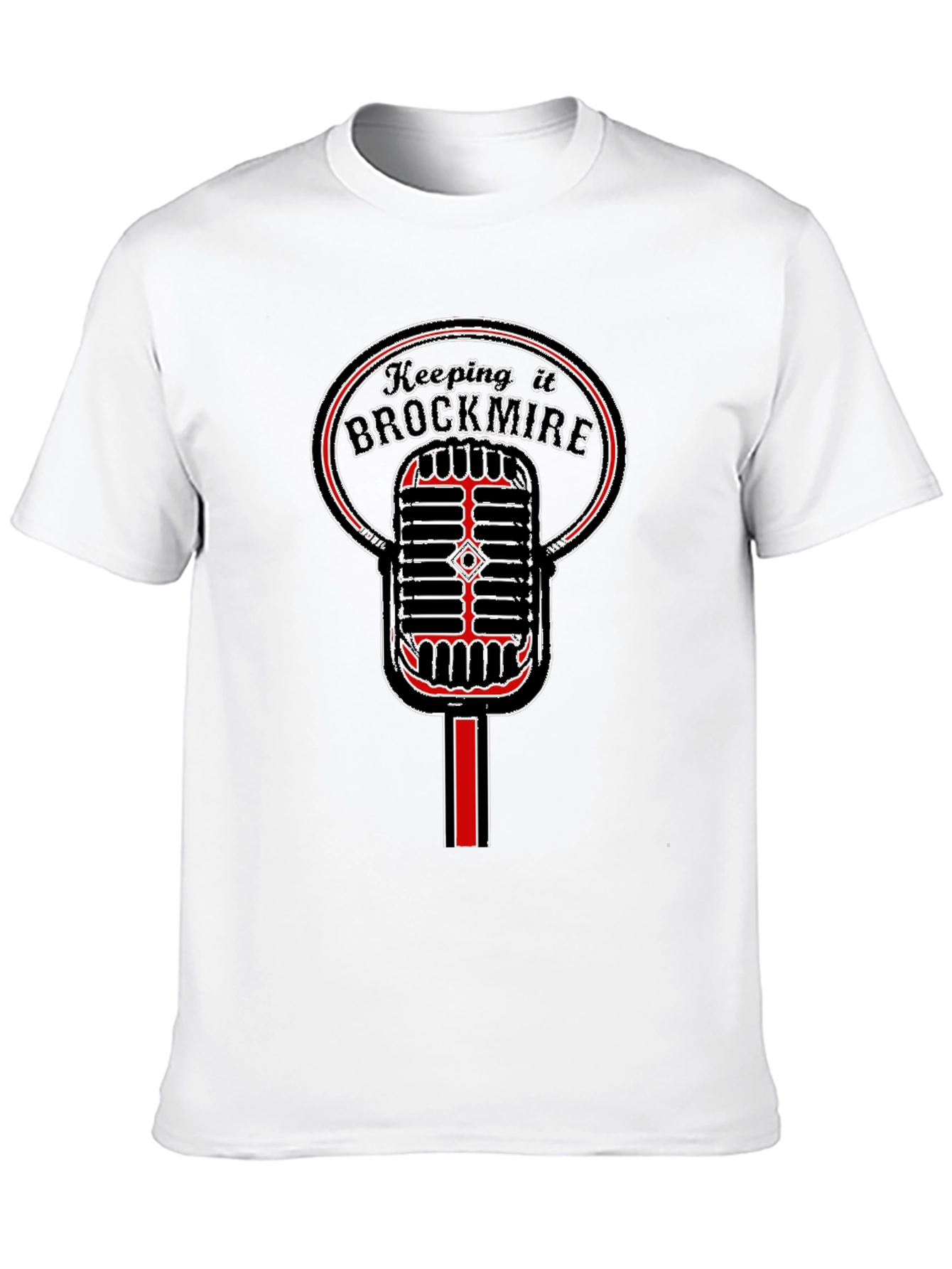 Keeping it Brockmire Microphone T-Shirt