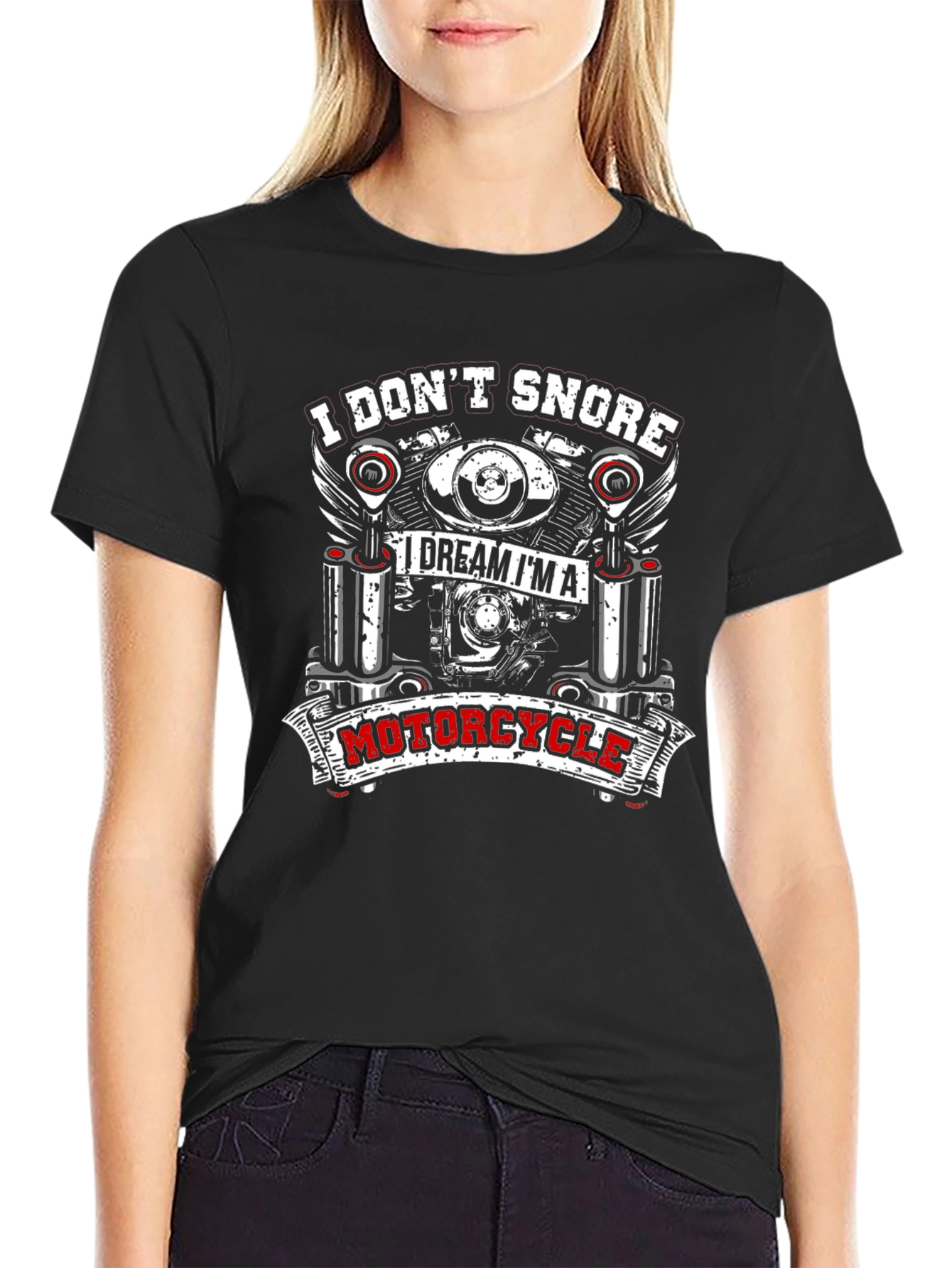 I Dont Snore Motorcycle T-Shirt