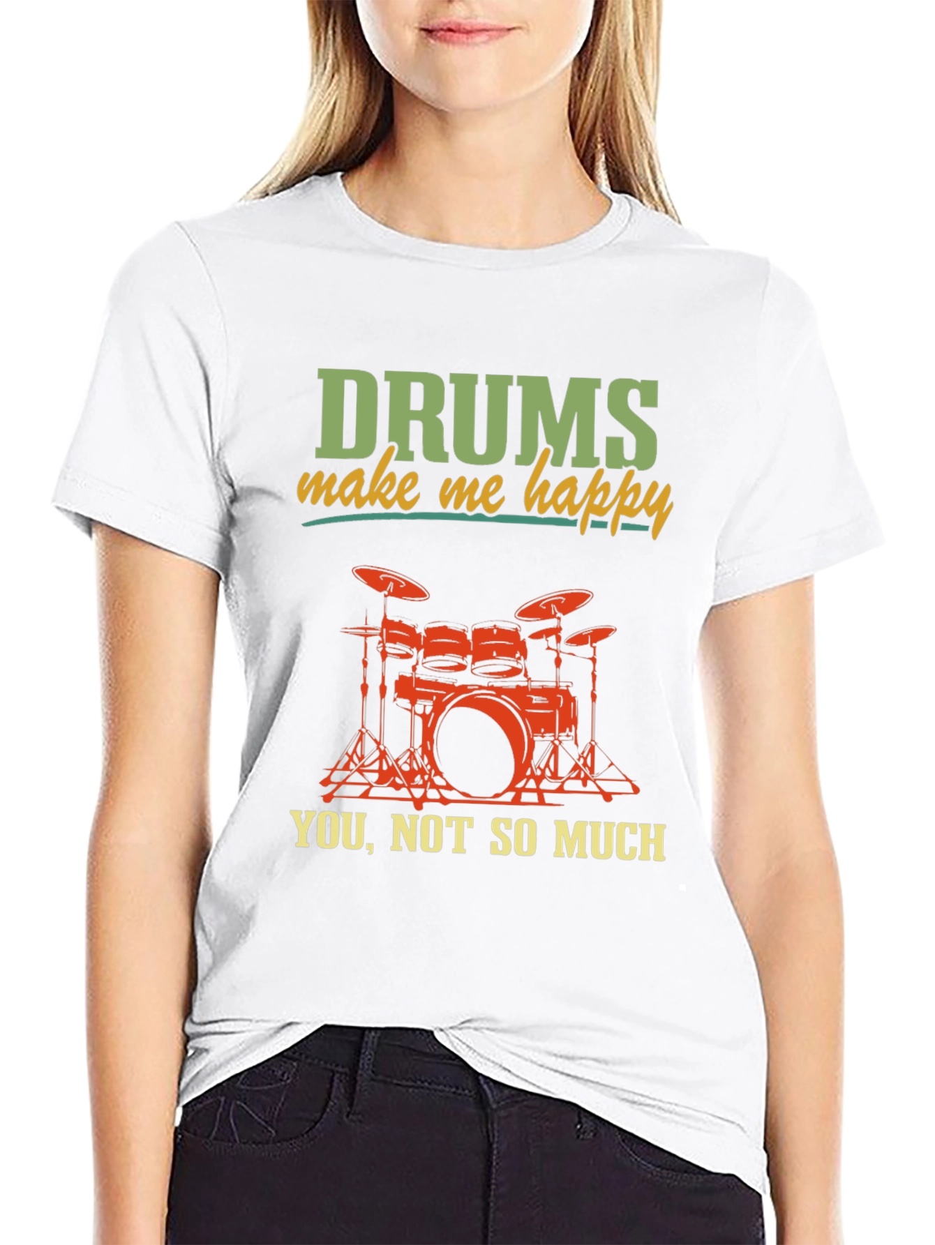 Drums Make Me Happy T-Shirt