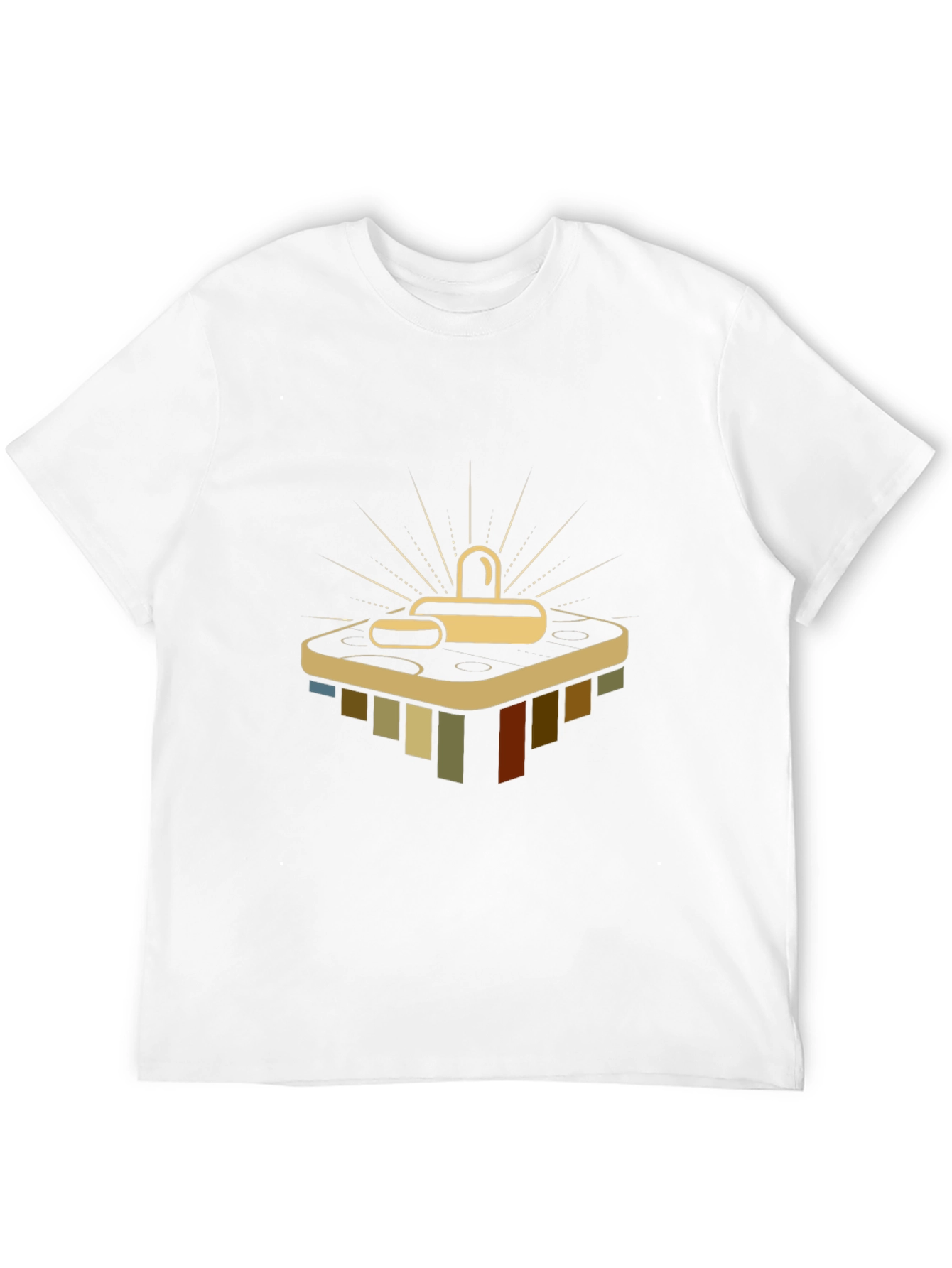 Retro Air Hockey T-Shirt - Classic Game Design