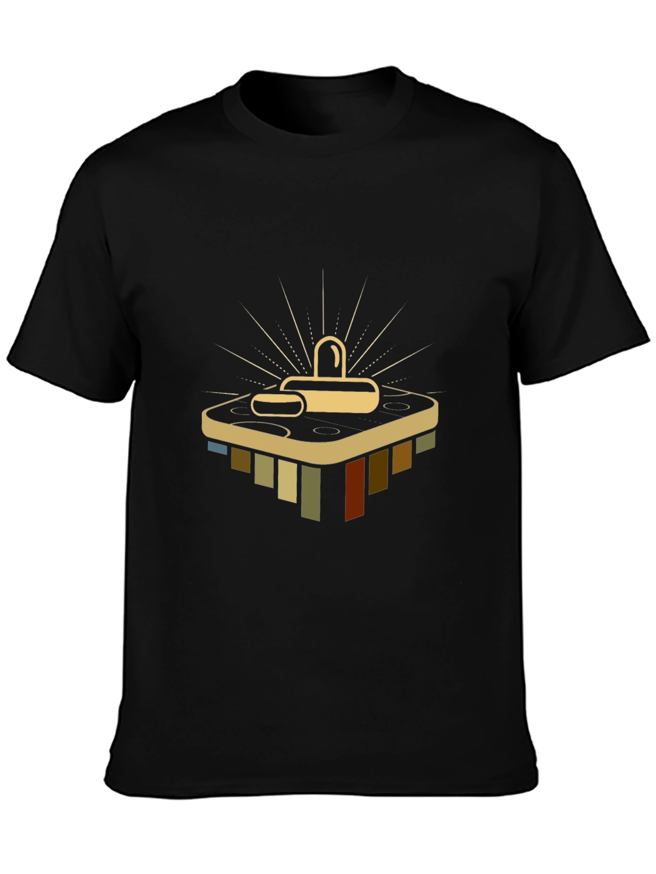Retro Air Hockey T-Shirt - Classic Game Design