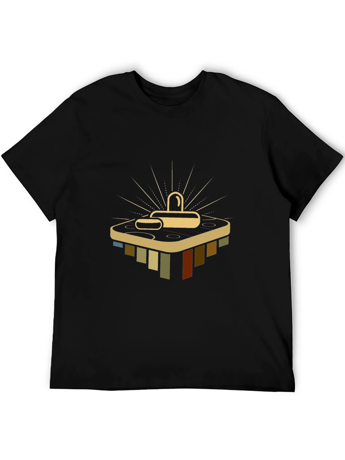 Retro Air Hockey T-Shirt - Classic Game Design