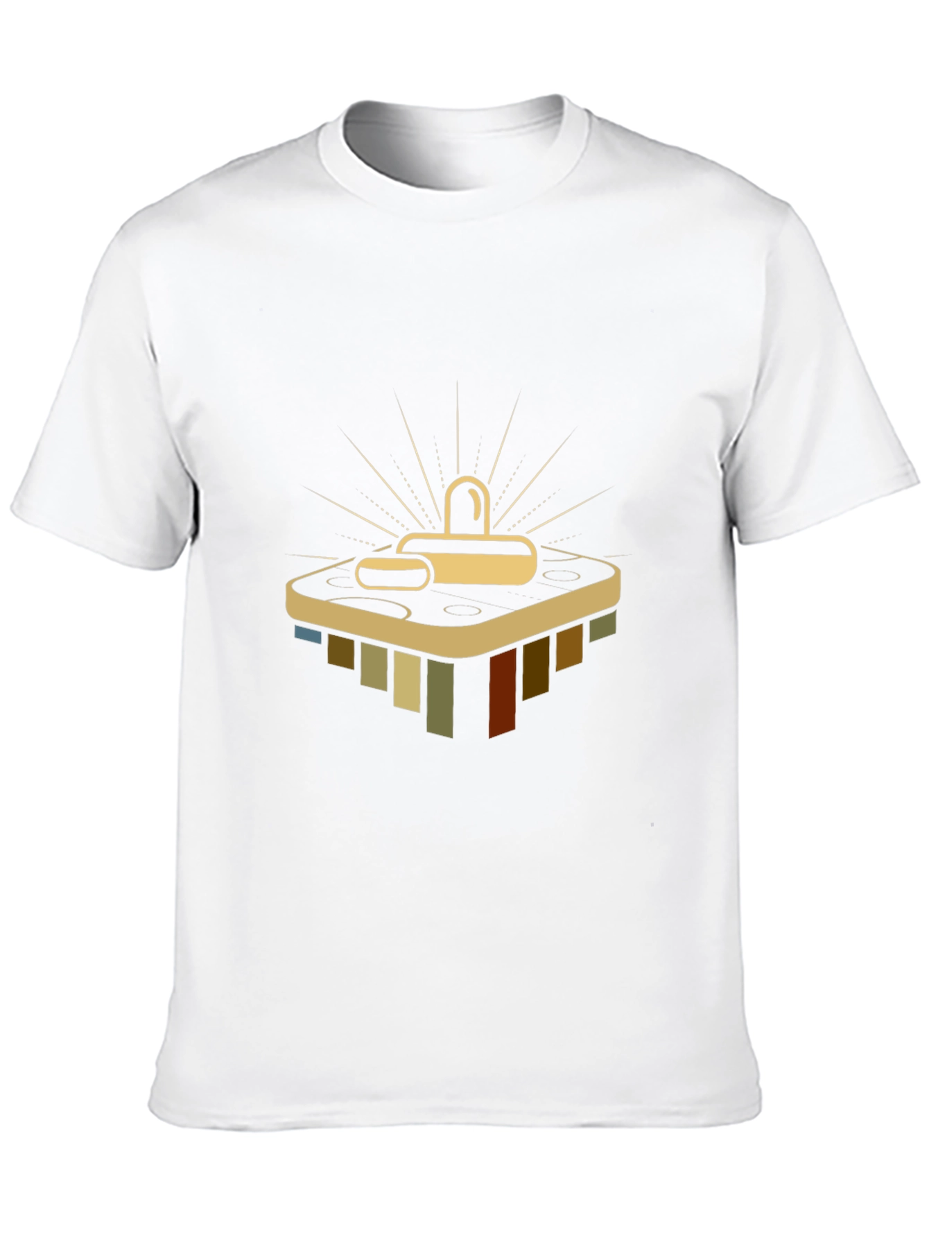 Retro Air Hockey T-Shirt - Classic Game Design