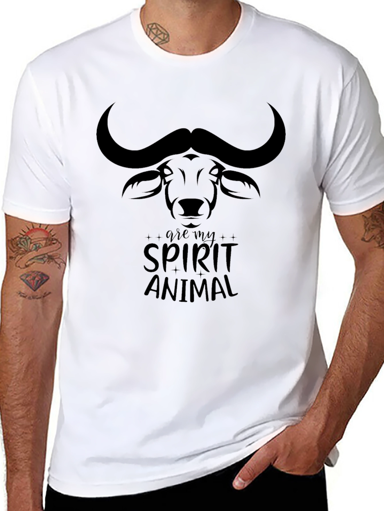 Buffalo Spirit Animal Graphic Tee