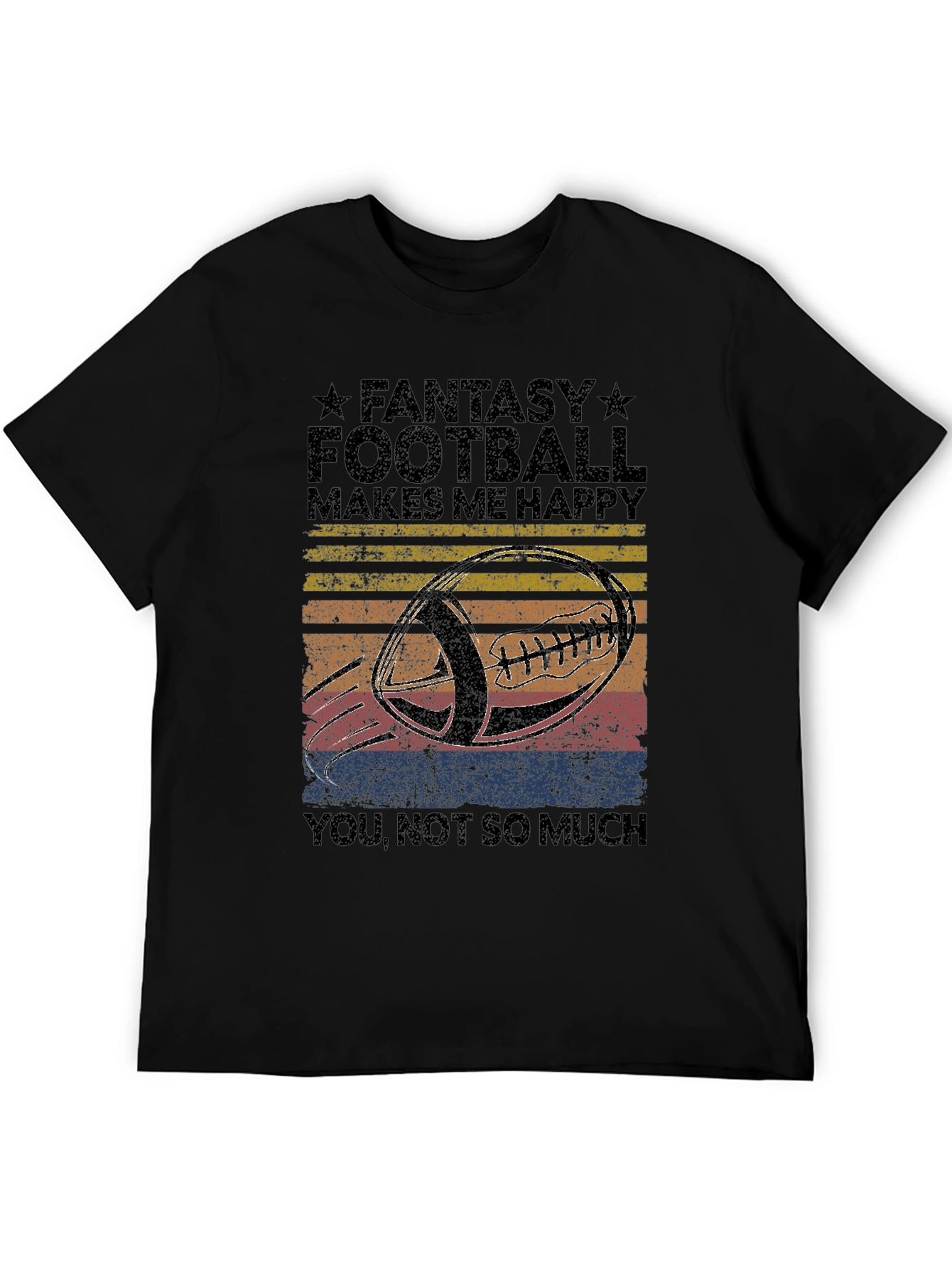 Fantasy Football Makes Me Happy T-Shirt