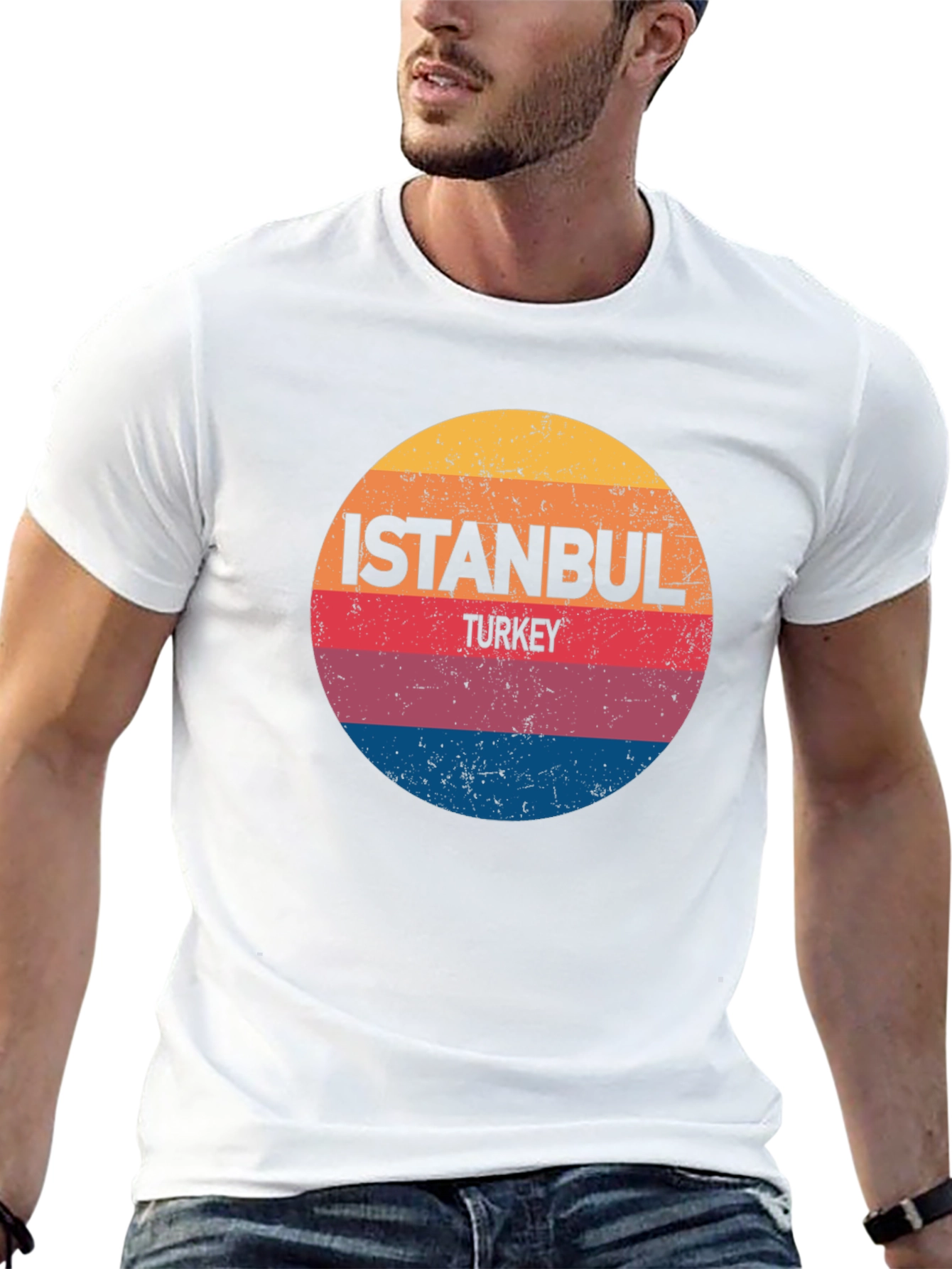 Istanbul Turkey Retro Graphic T-Shirt