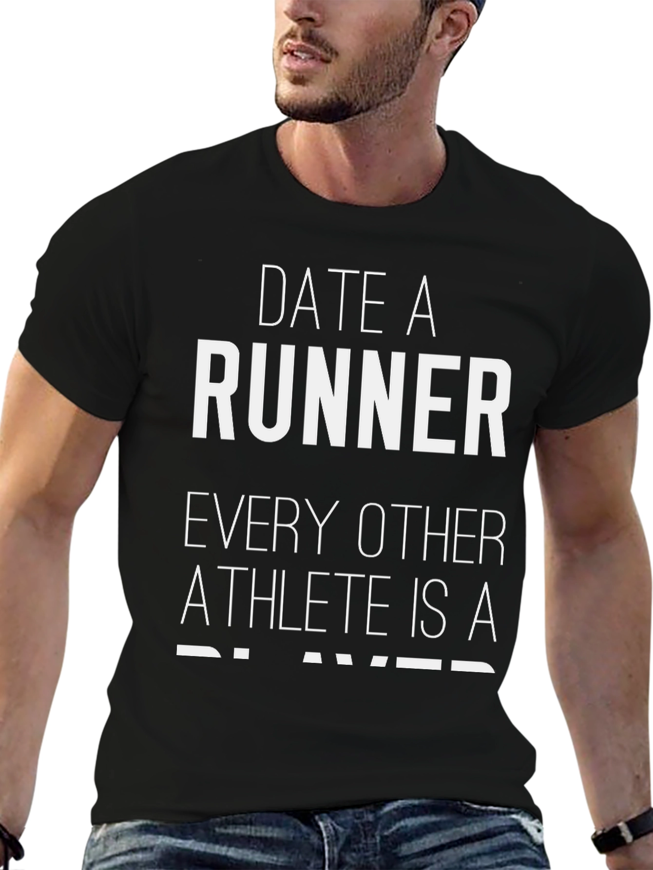 Date a Runner T-Shirt Funny Athlete Running Gift
