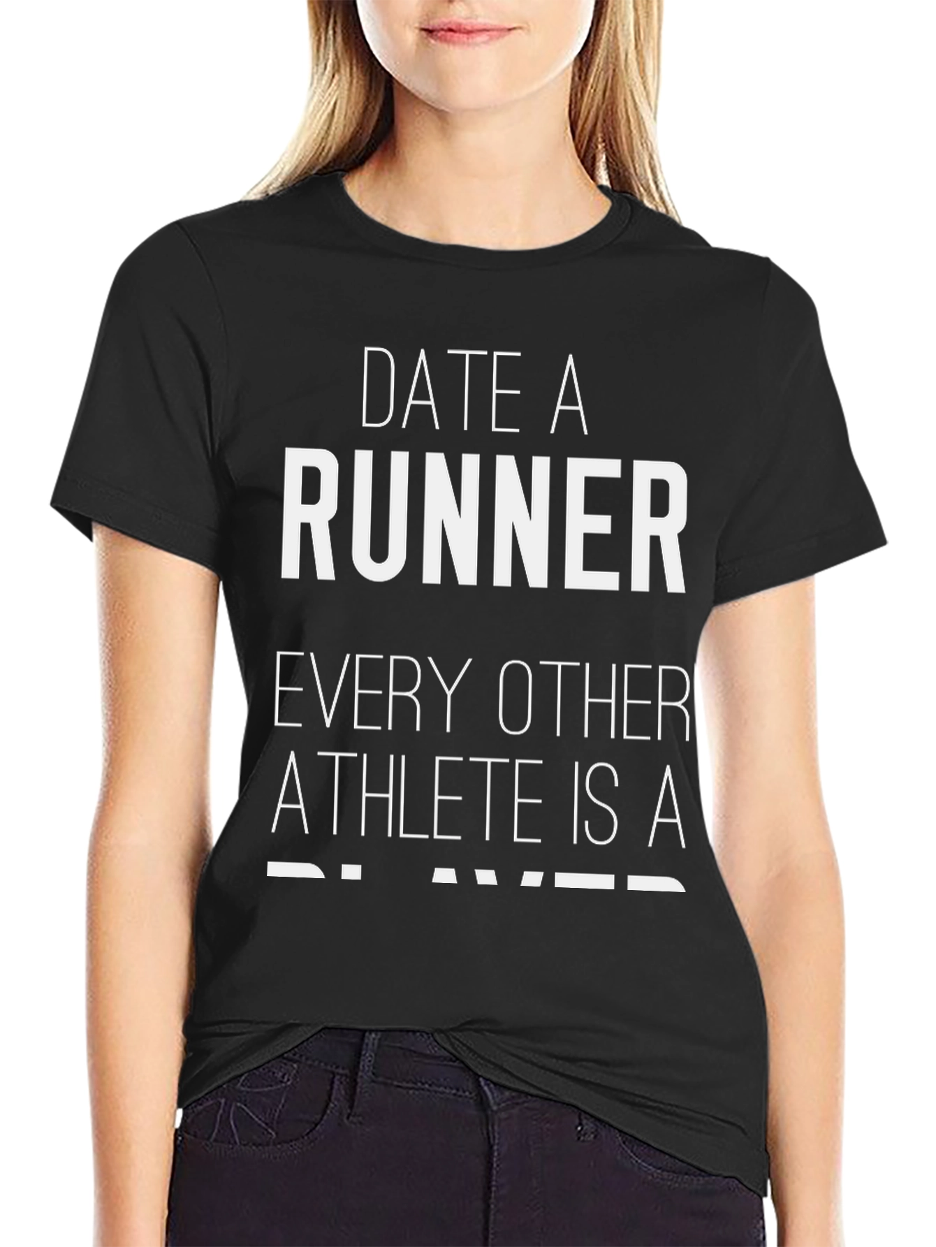 Date a Runner T-Shirt Funny Athlete Running Gift
