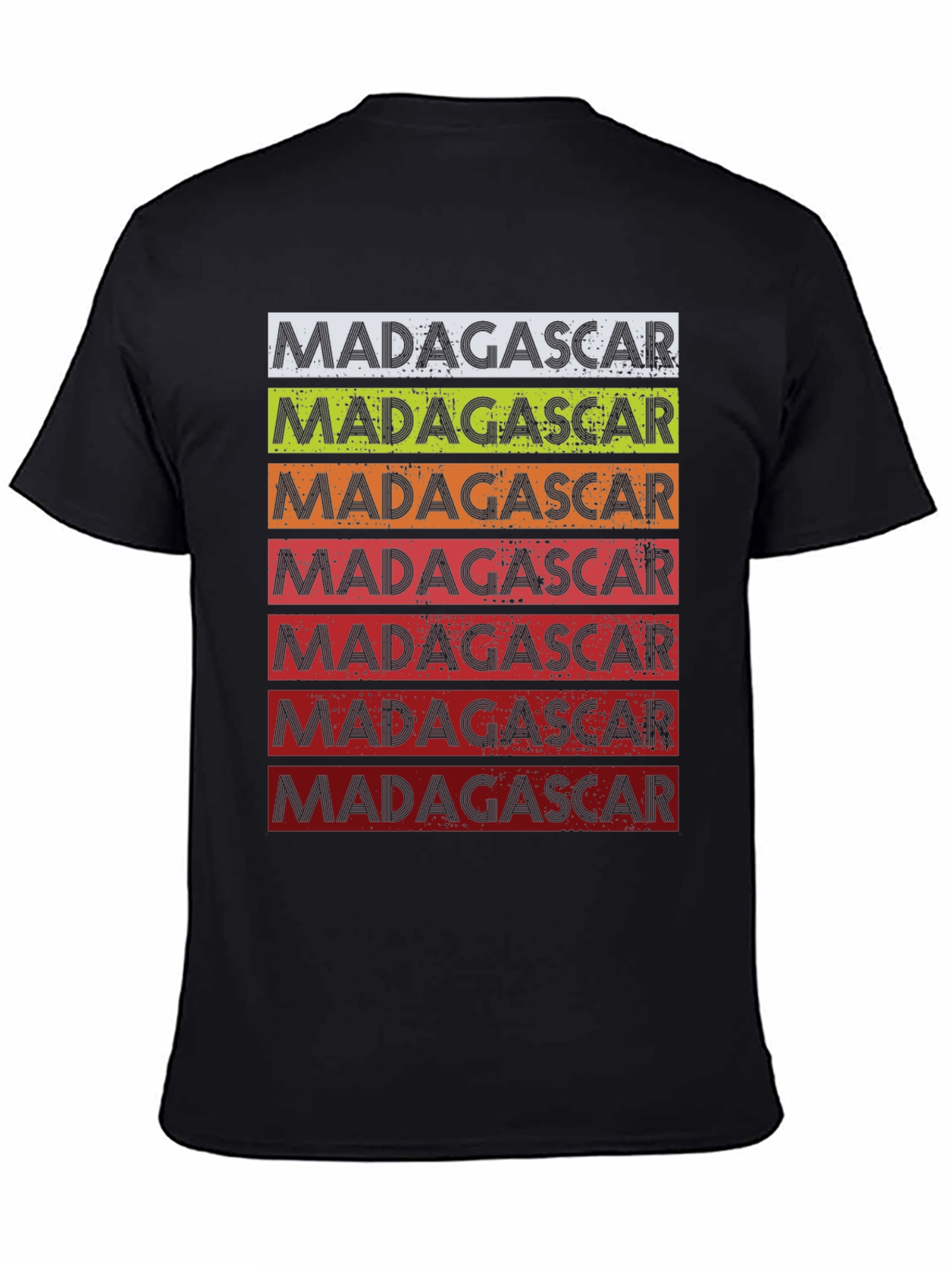 Madagascar Retro Stripe T-Shirt