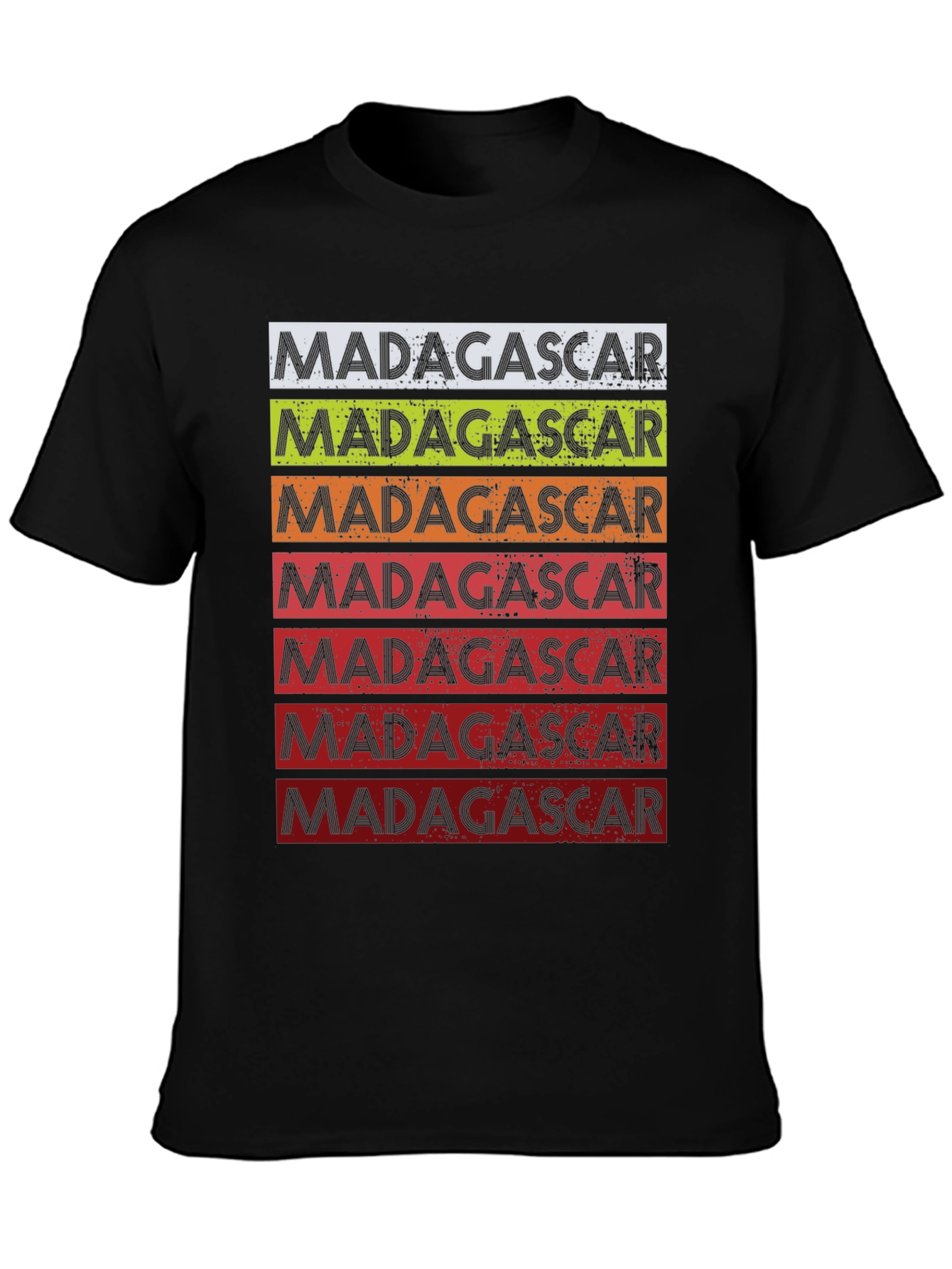 Madagascar Retro Stripe T-Shirt