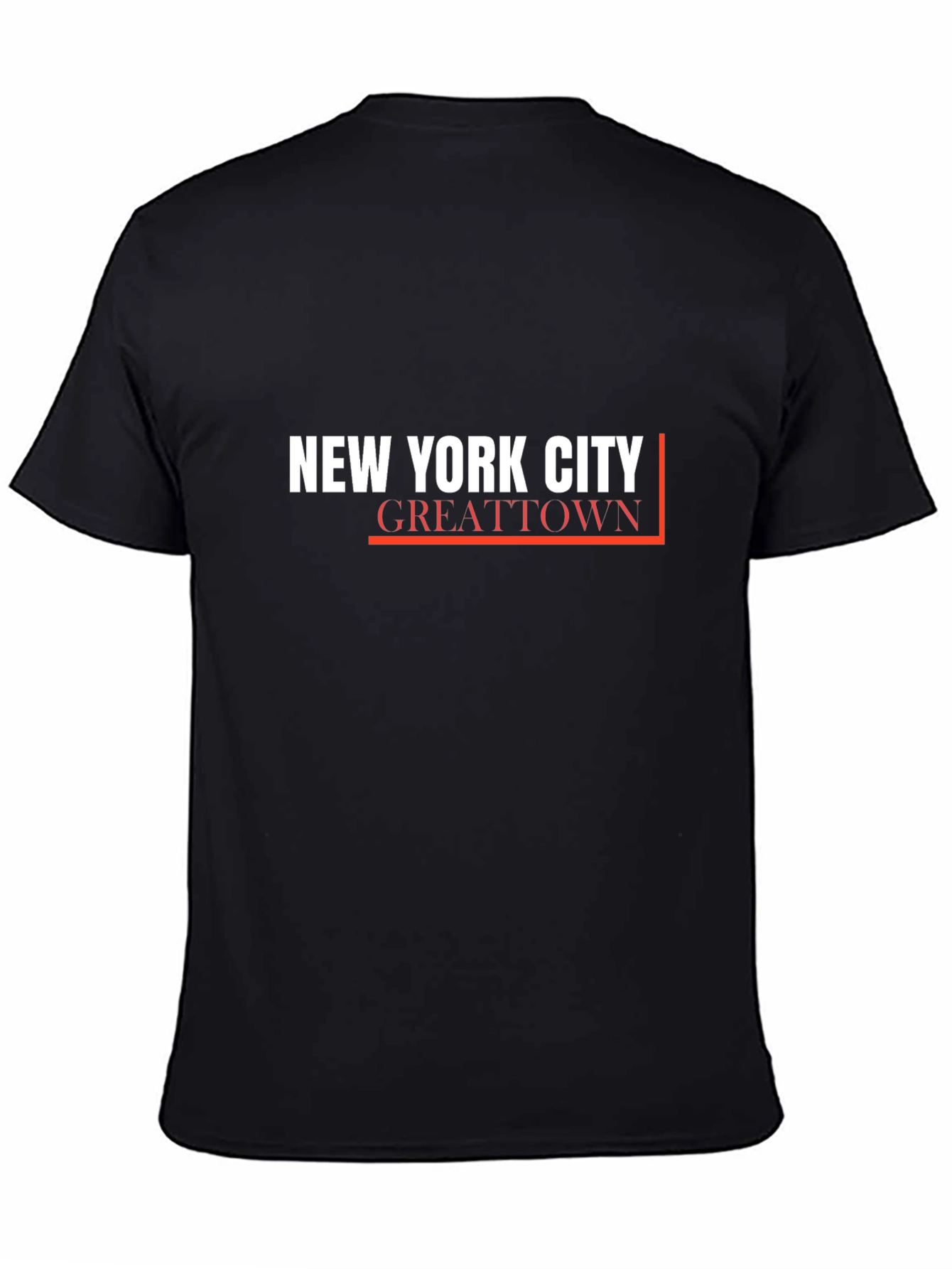 New York City Greattown Black Graphic Tee