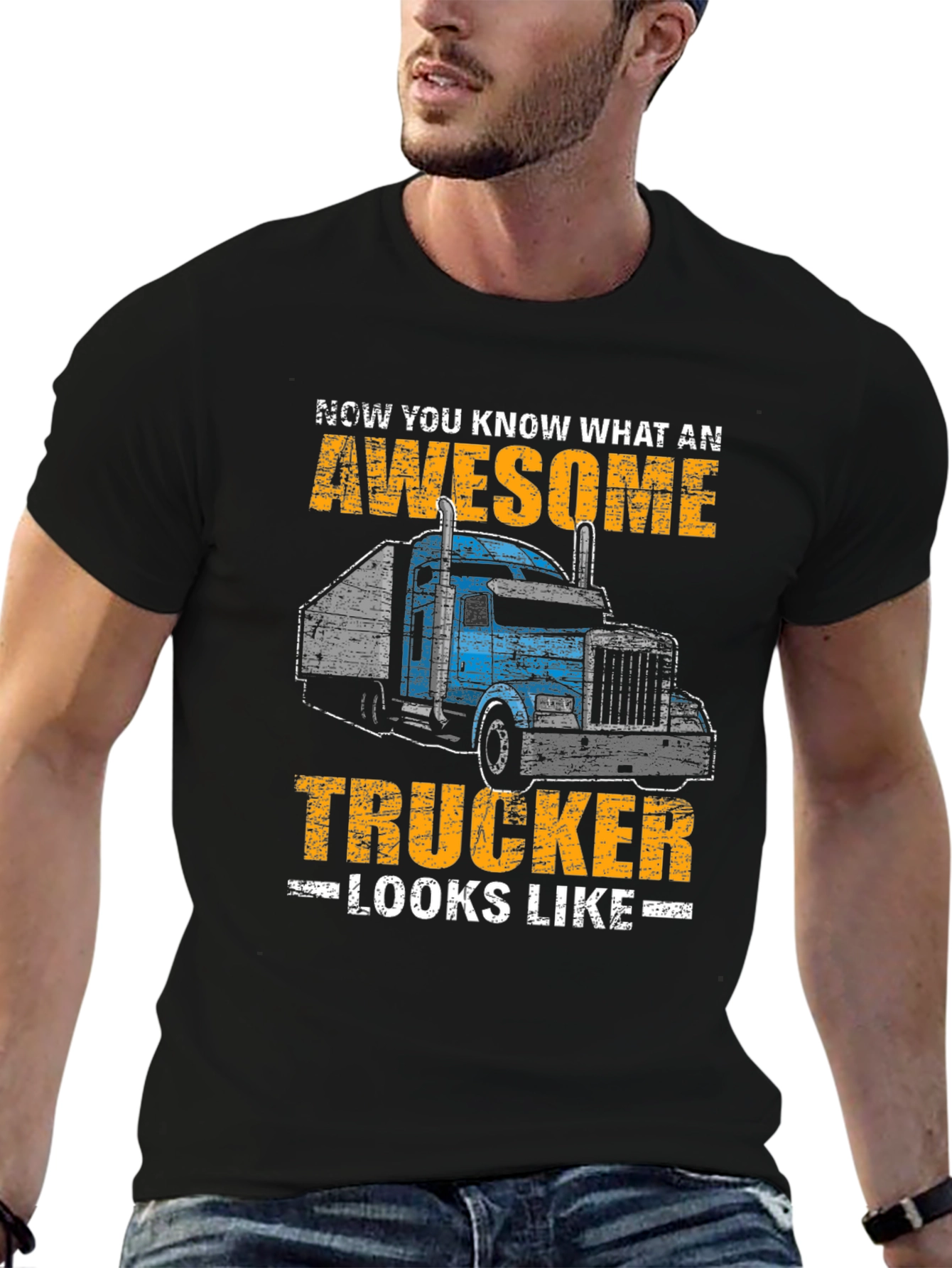 Awesome Trucker T-Shirt