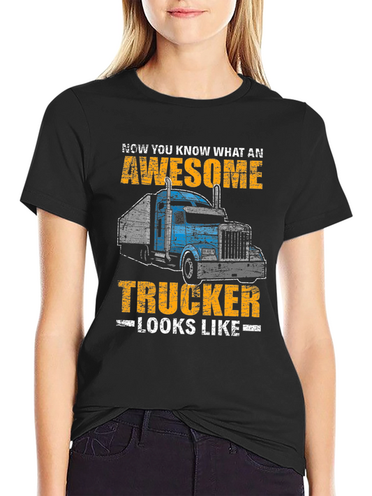 Awesome Trucker T-Shirt