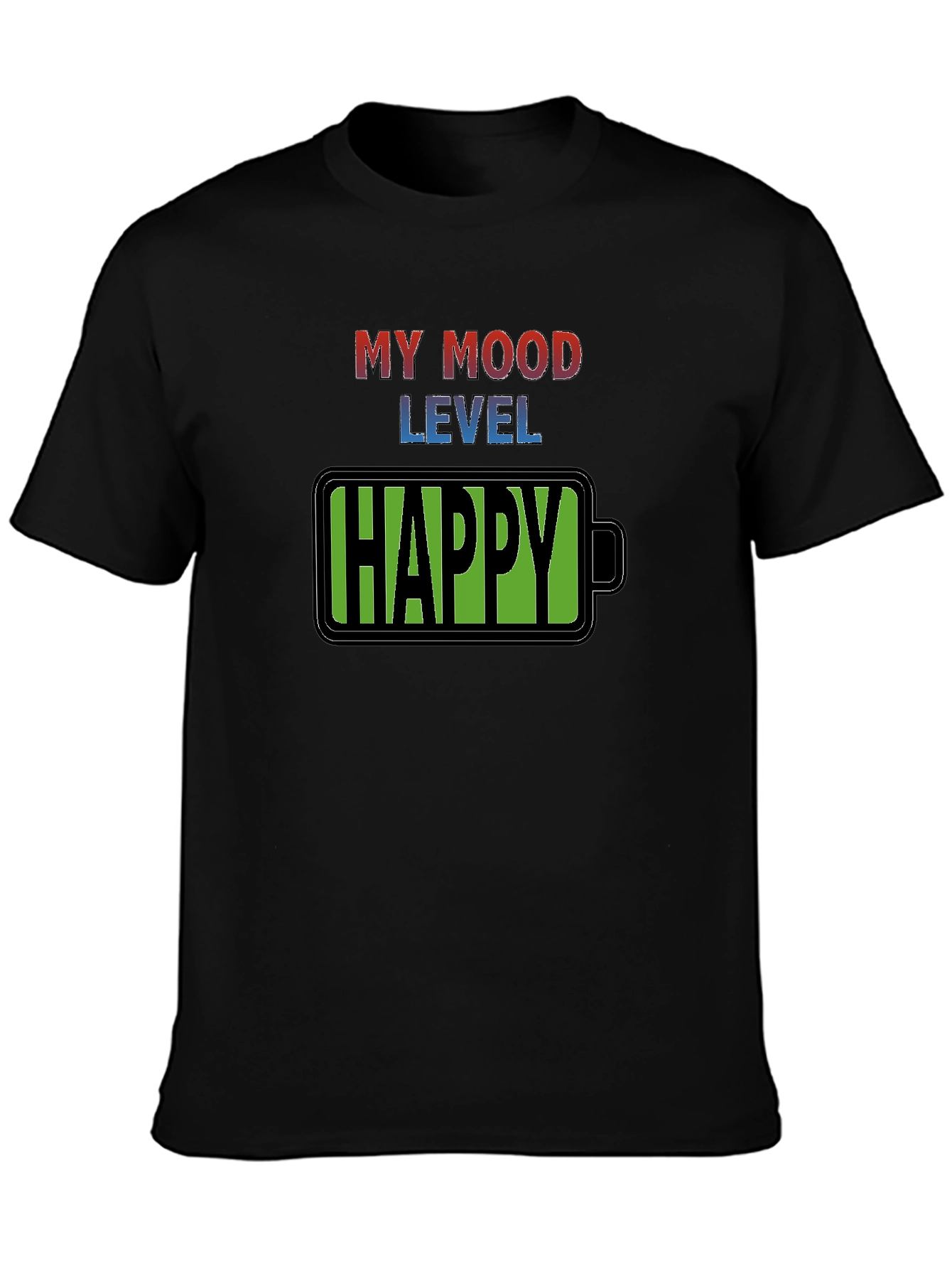 My Mood Level Happy T-Shirt