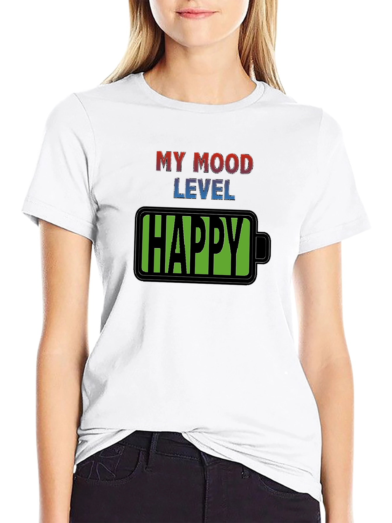 My Mood Level Happy T-Shirt