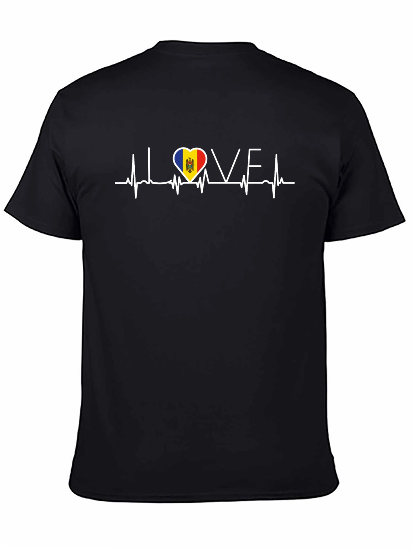 I Love Moldova Heartbeat T-Shirt