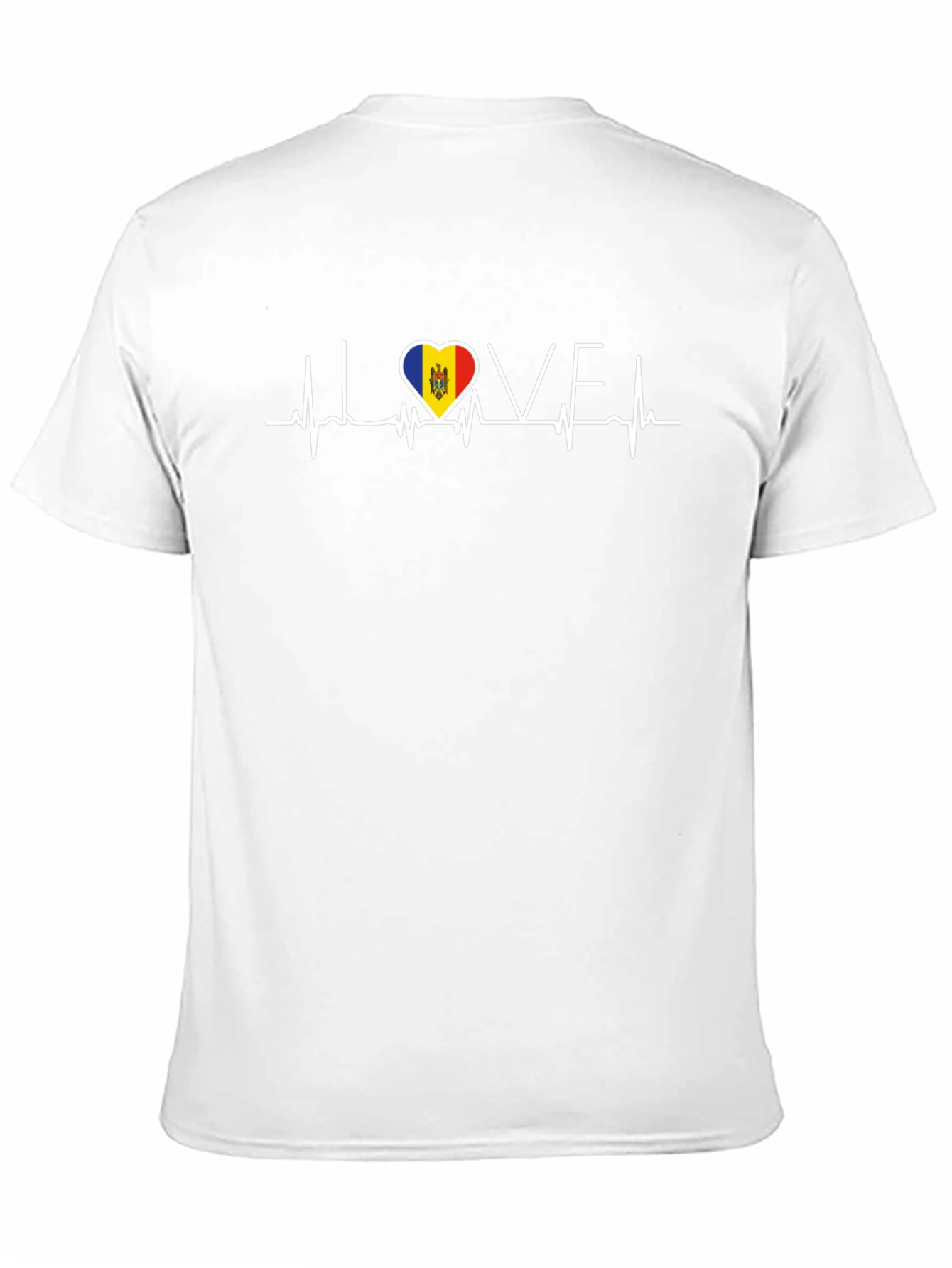 I Love Moldova Heartbeat T-Shirt