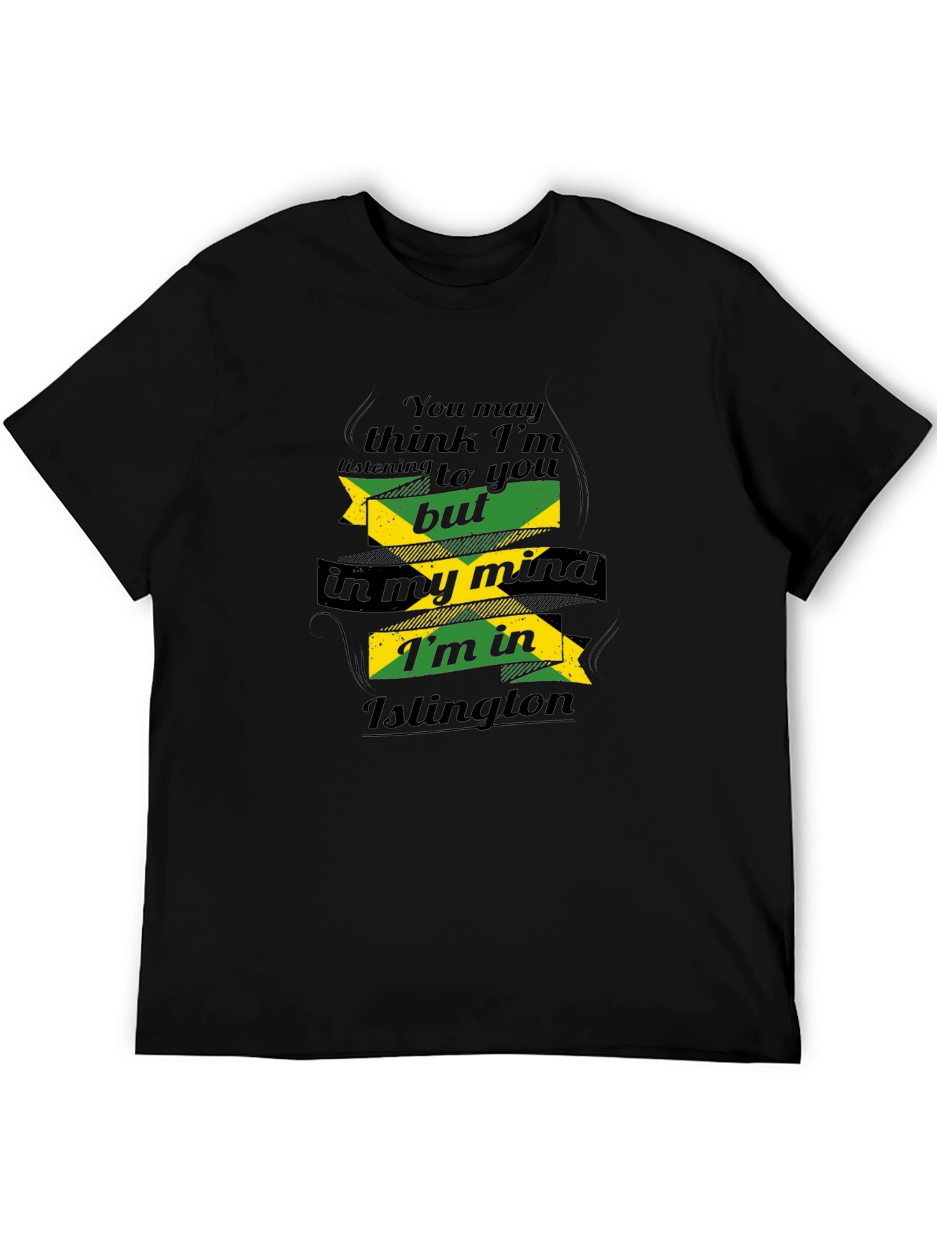 Islington Mind T-Shirt: Quirky Black Tee
