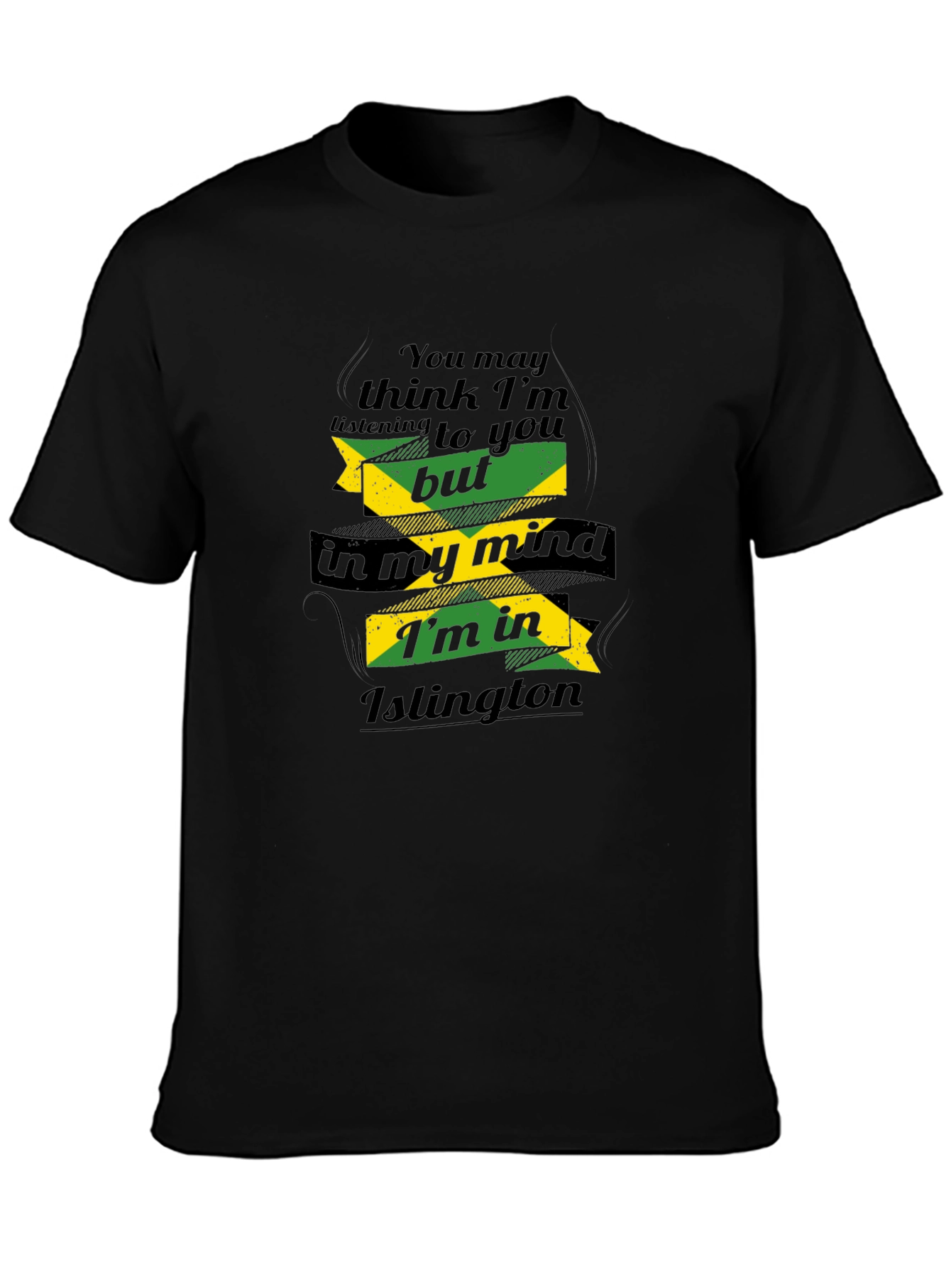 Islington Mind T-Shirt: Quirky Black Tee