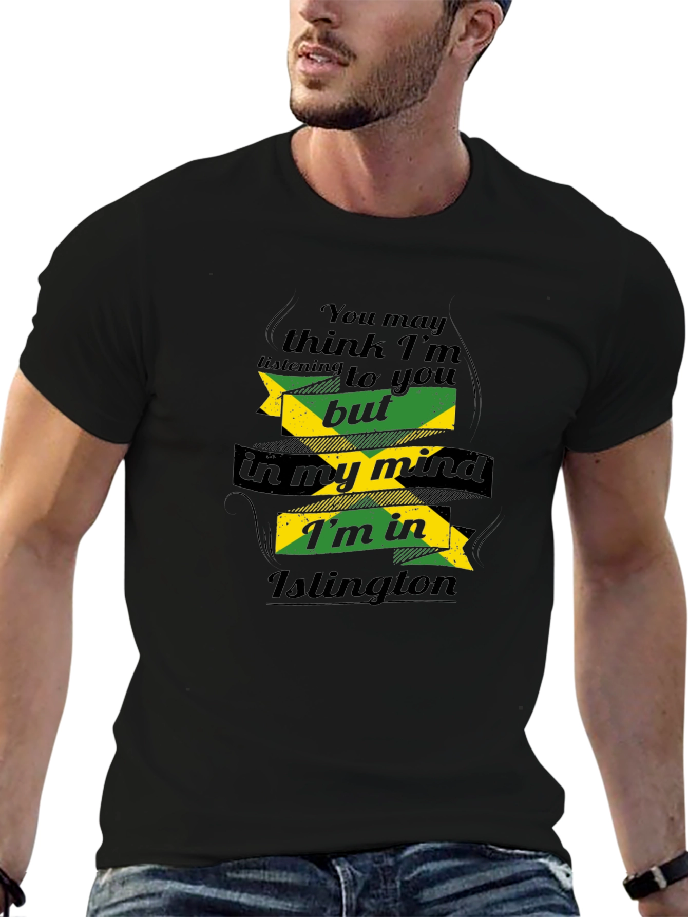 Islington Mind T-Shirt: Quirky Black Tee