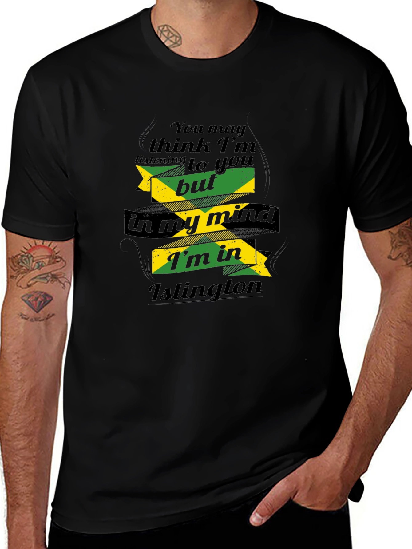 Islington Mind T-Shirt: Quirky Black Tee