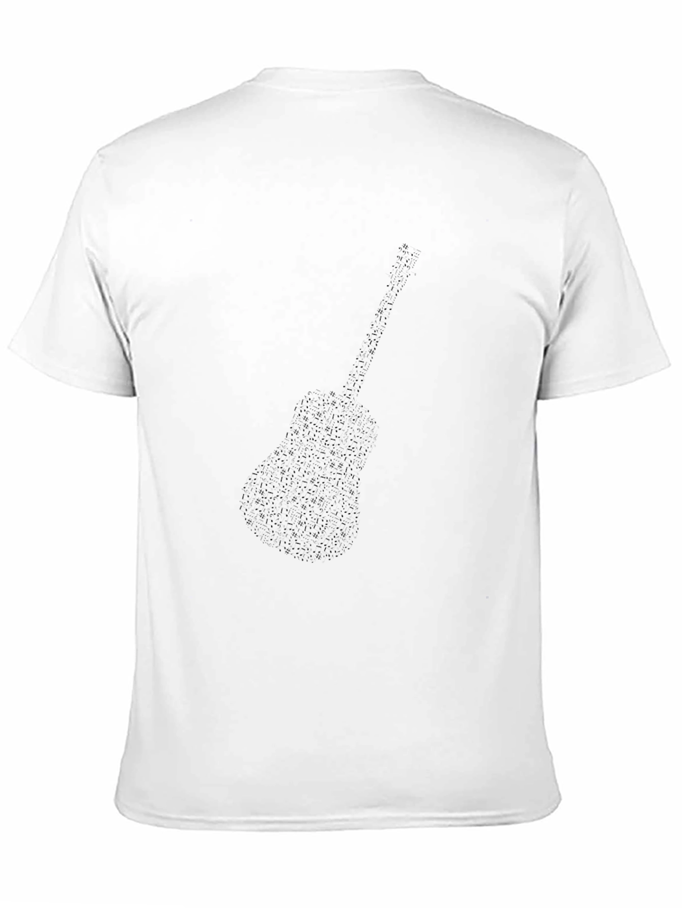 Guitar Silhouette Black T-Shirt