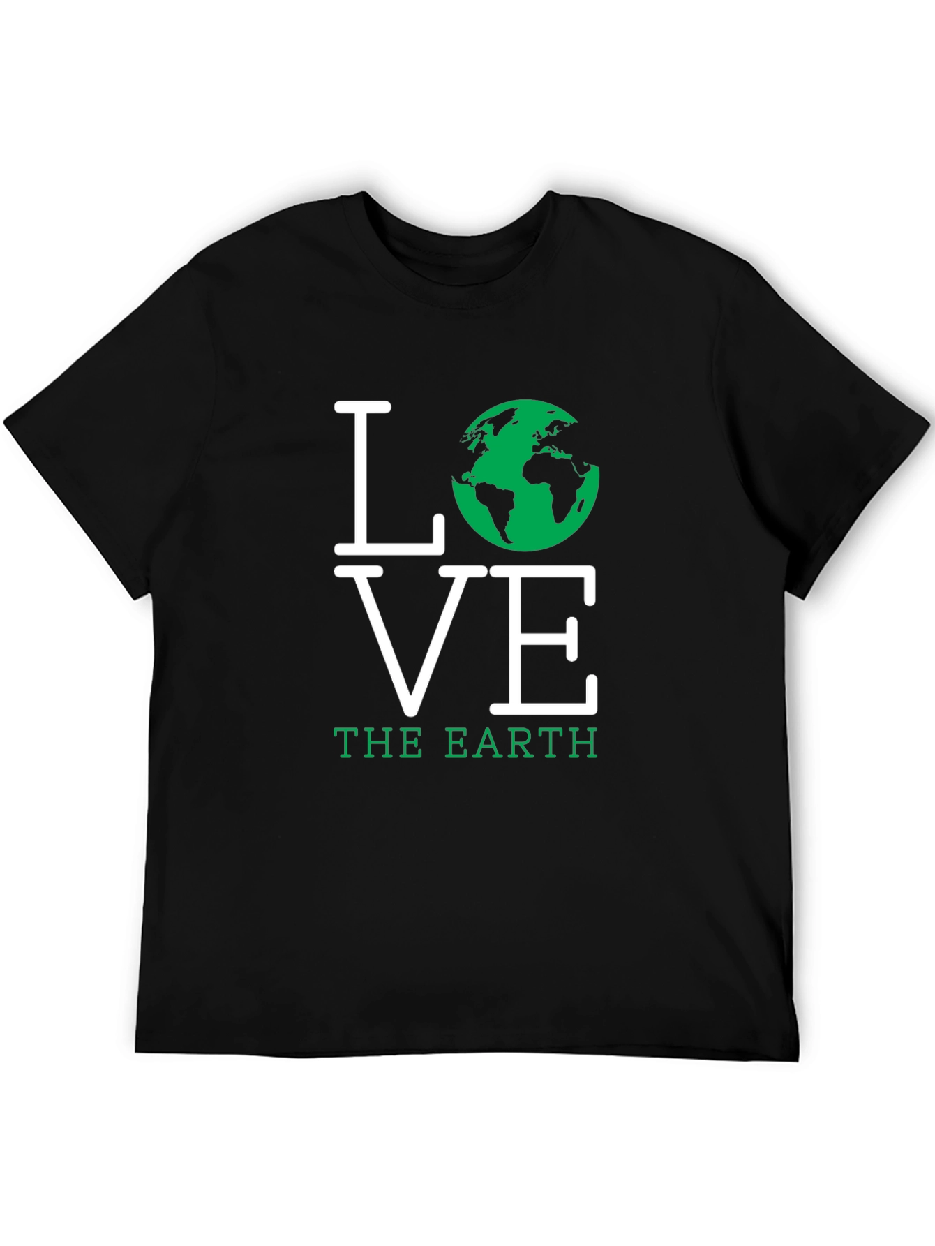 Love the Earth T-Shirt - Black Graphic Tee