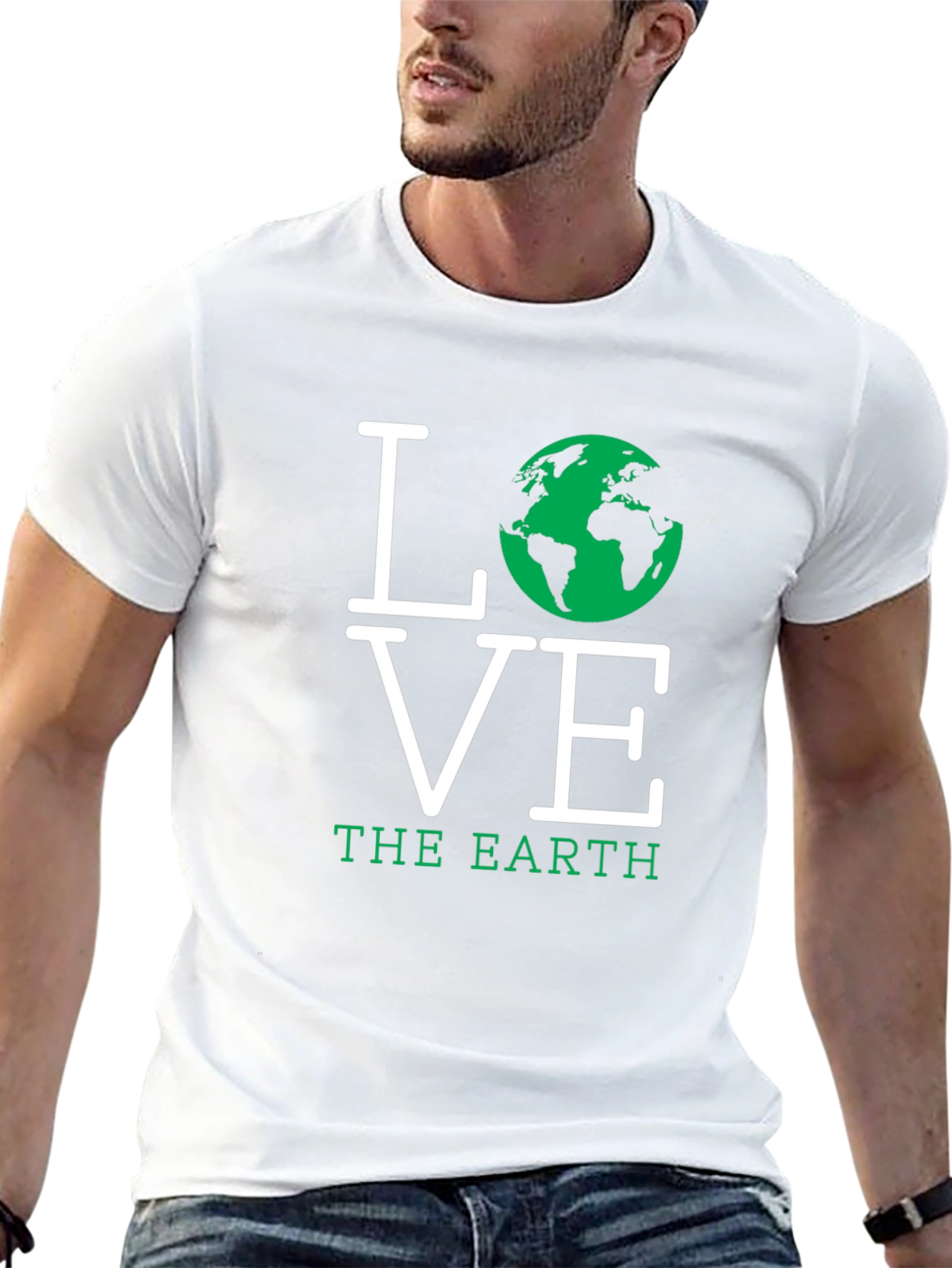 Love the Earth T-Shirt - Black Graphic Tee
