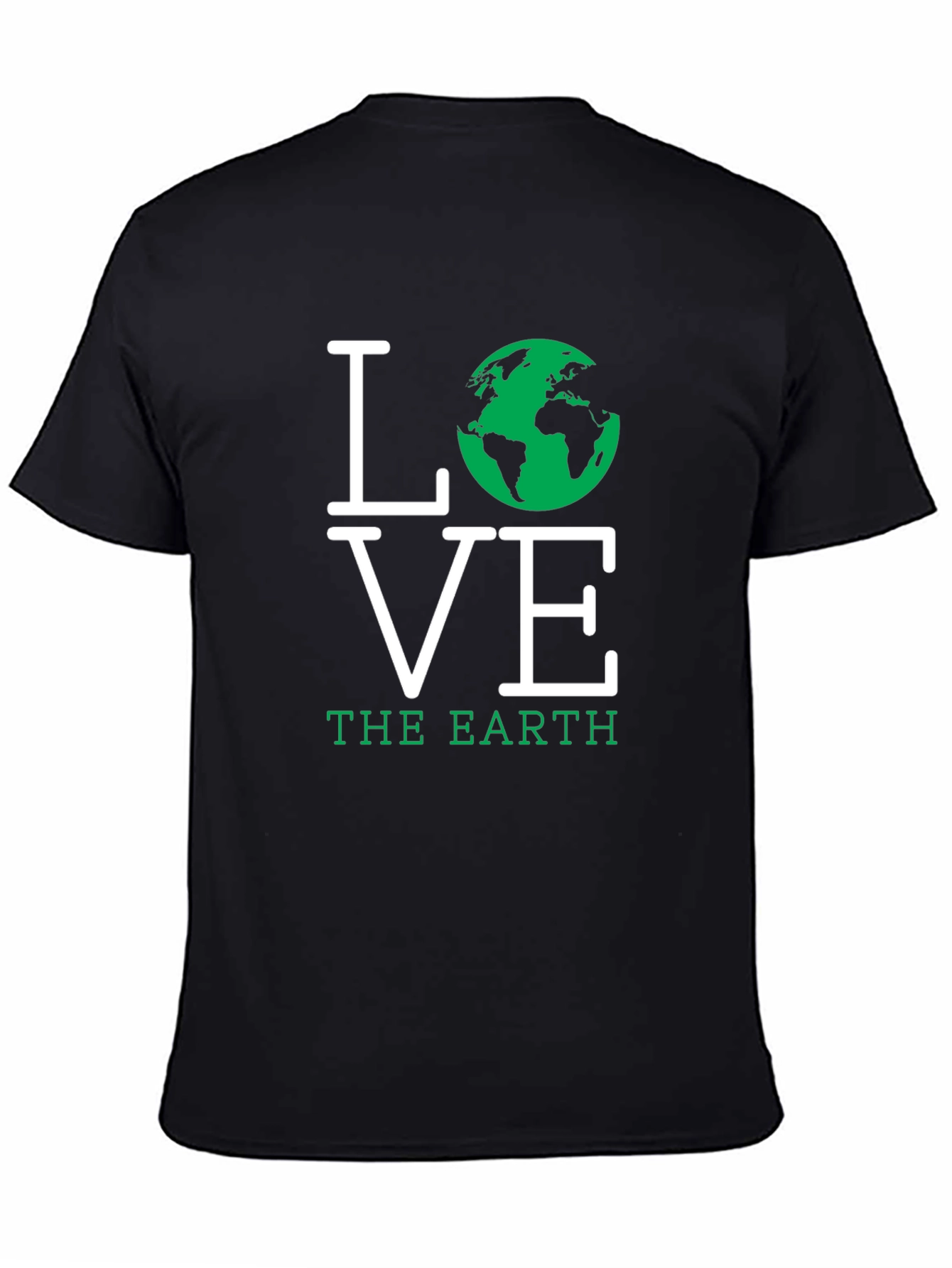 Love the Earth T-Shirt - Black Graphic Tee