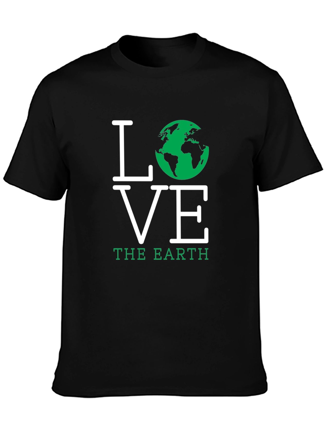 Love the Earth T-Shirt - Black Graphic Tee