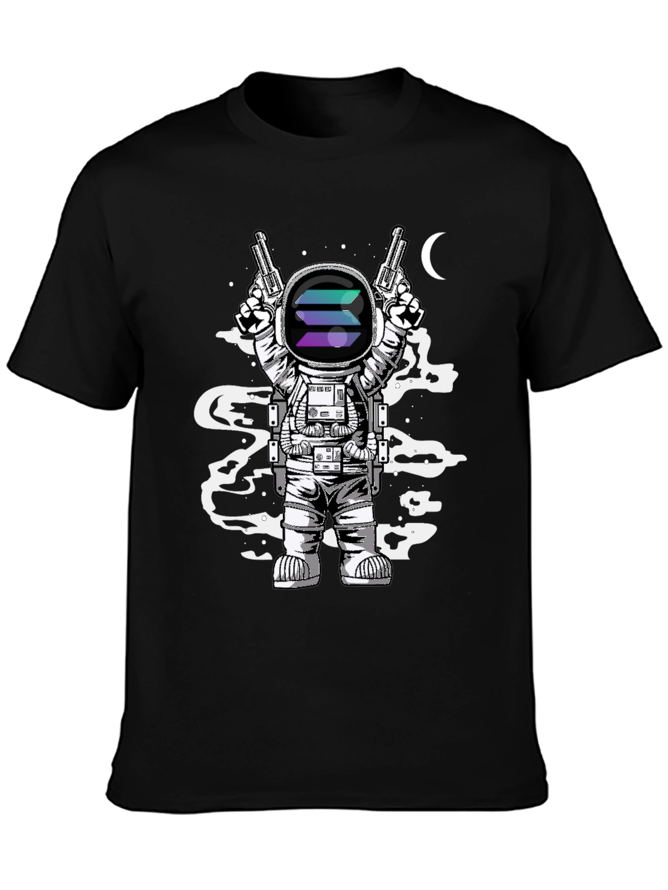 Solana Astronaut T-Shirt - Crypto Fashion