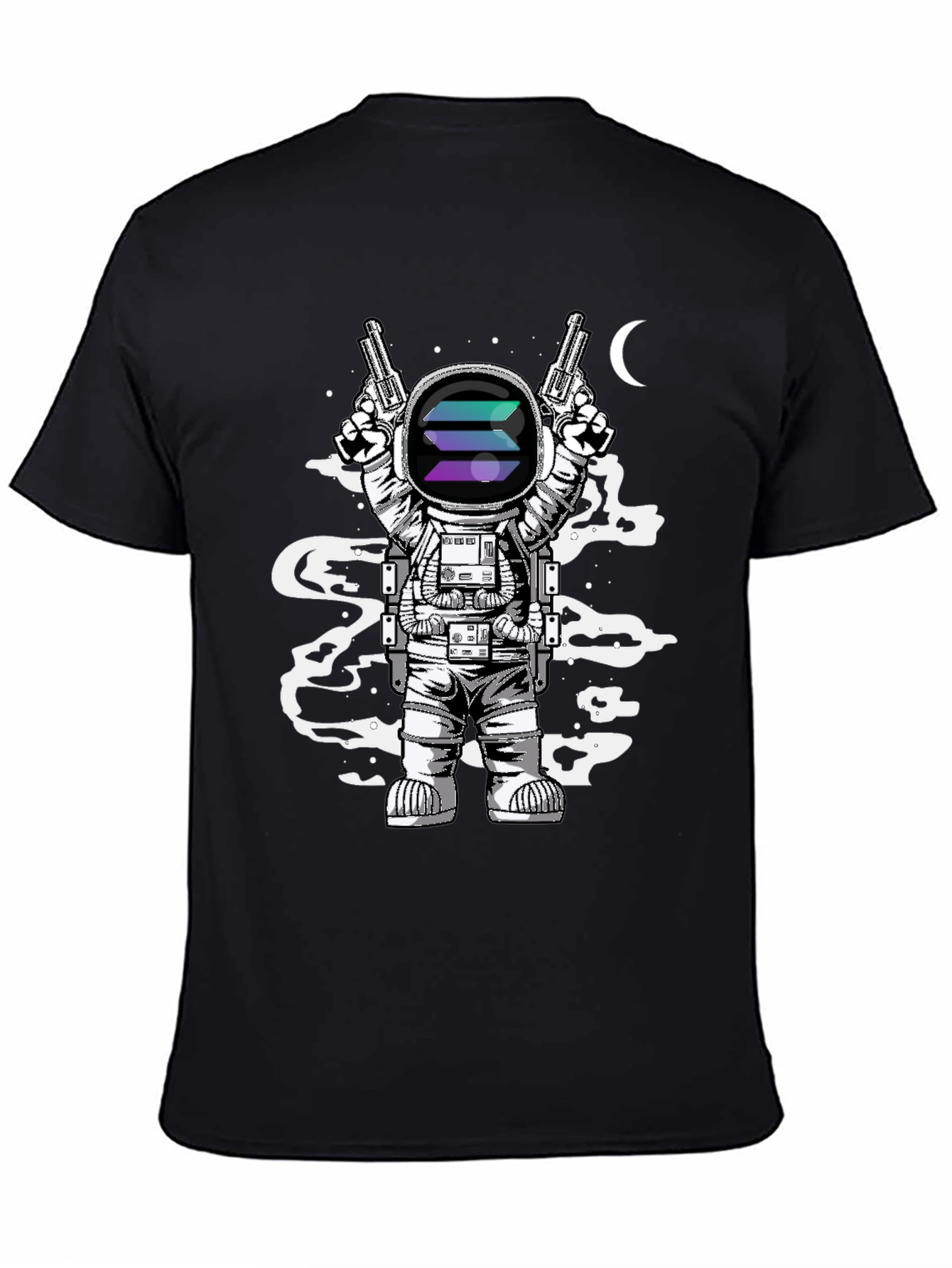 Solana Astronaut T-Shirt - Crypto Fashion