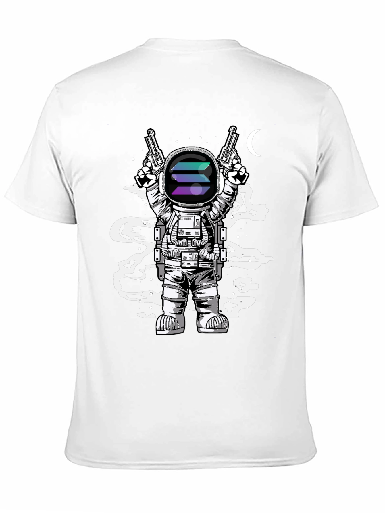 Solana Astronaut T-Shirt - Crypto Fashion