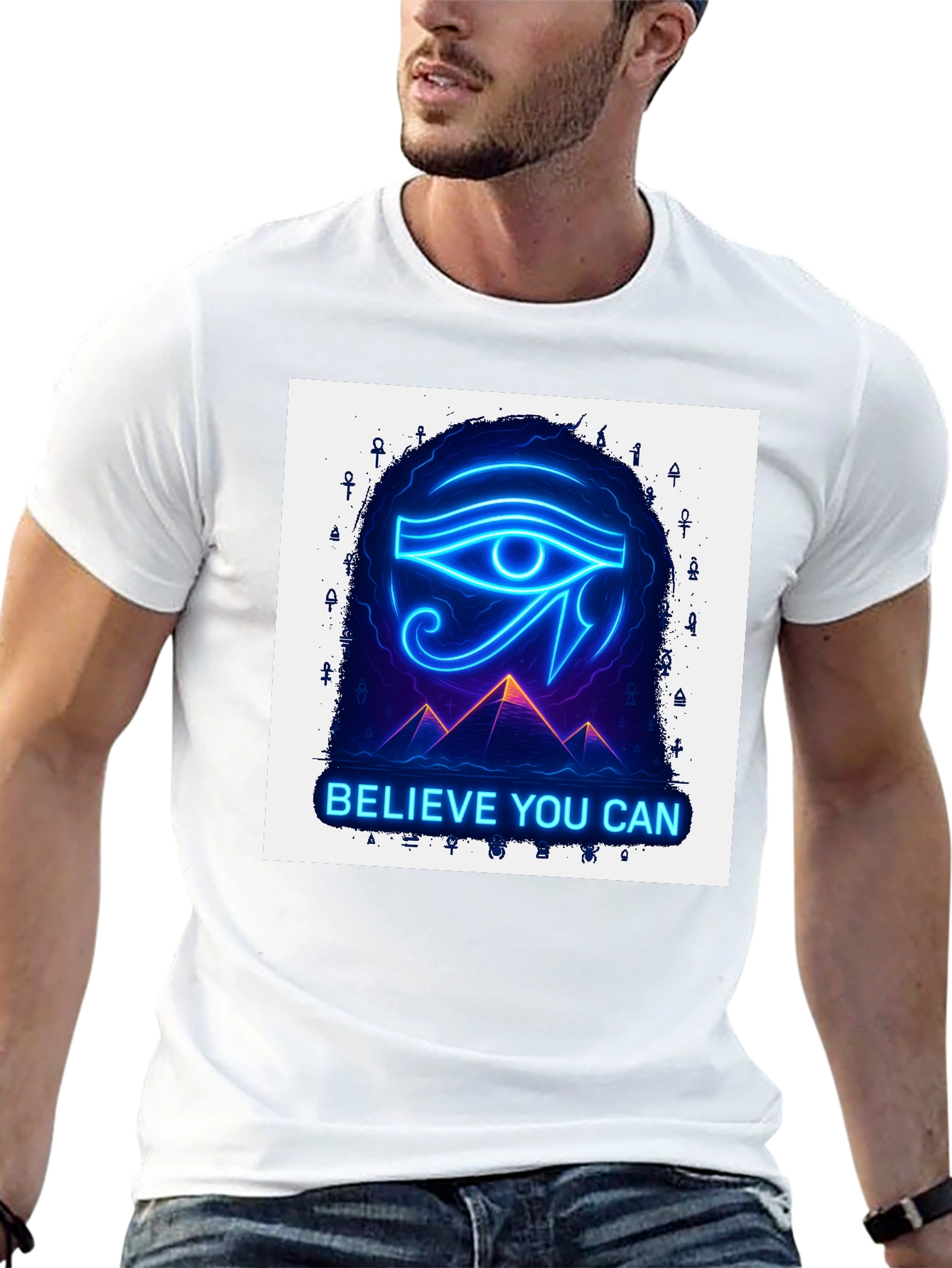 Eye of Ra Graphic Tee - Believe You Can