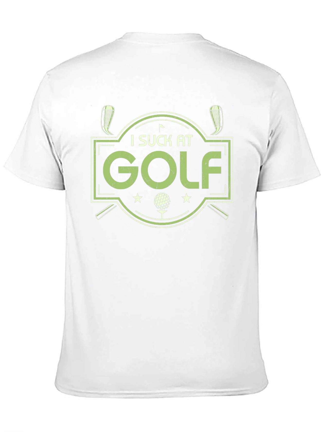 Funny Golf T-Shirt - I Suck at Golf