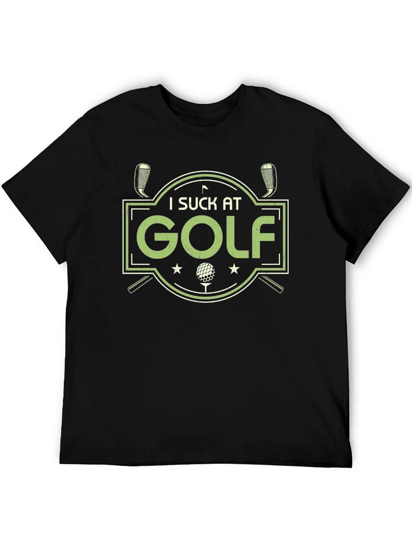 Funny Golf T-Shirt - I Suck at Golf