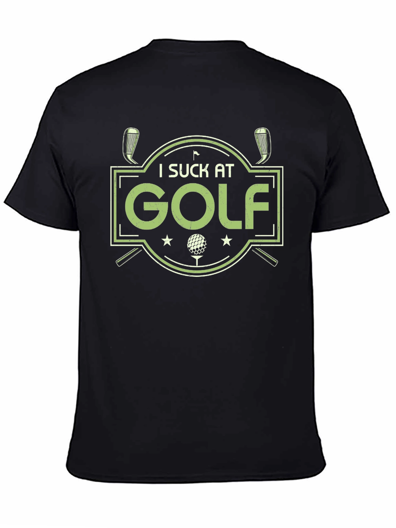 Funny Golf T-Shirt - I Suck at Golf