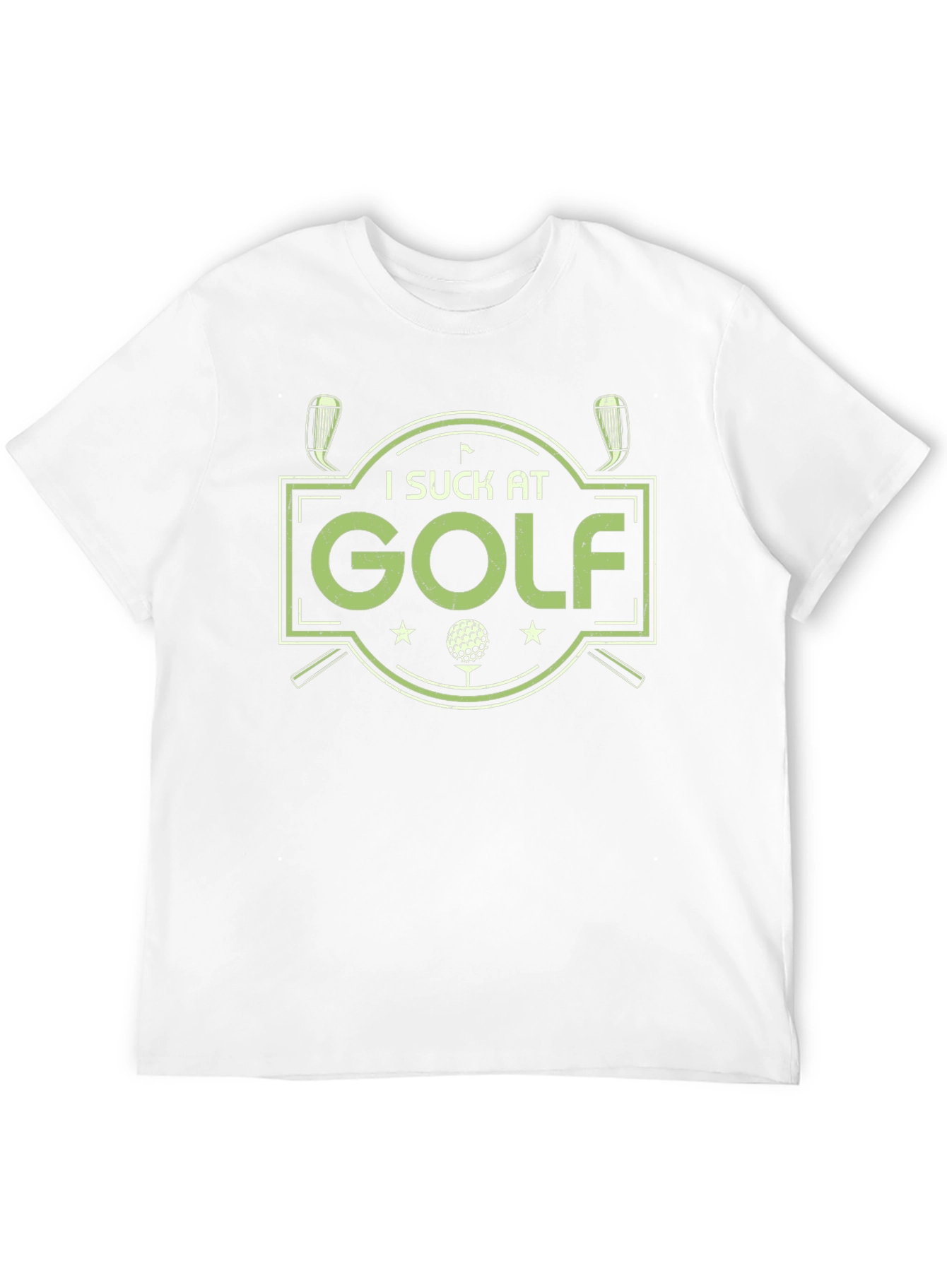 Funny Golf T-Shirt - I Suck at Golf
