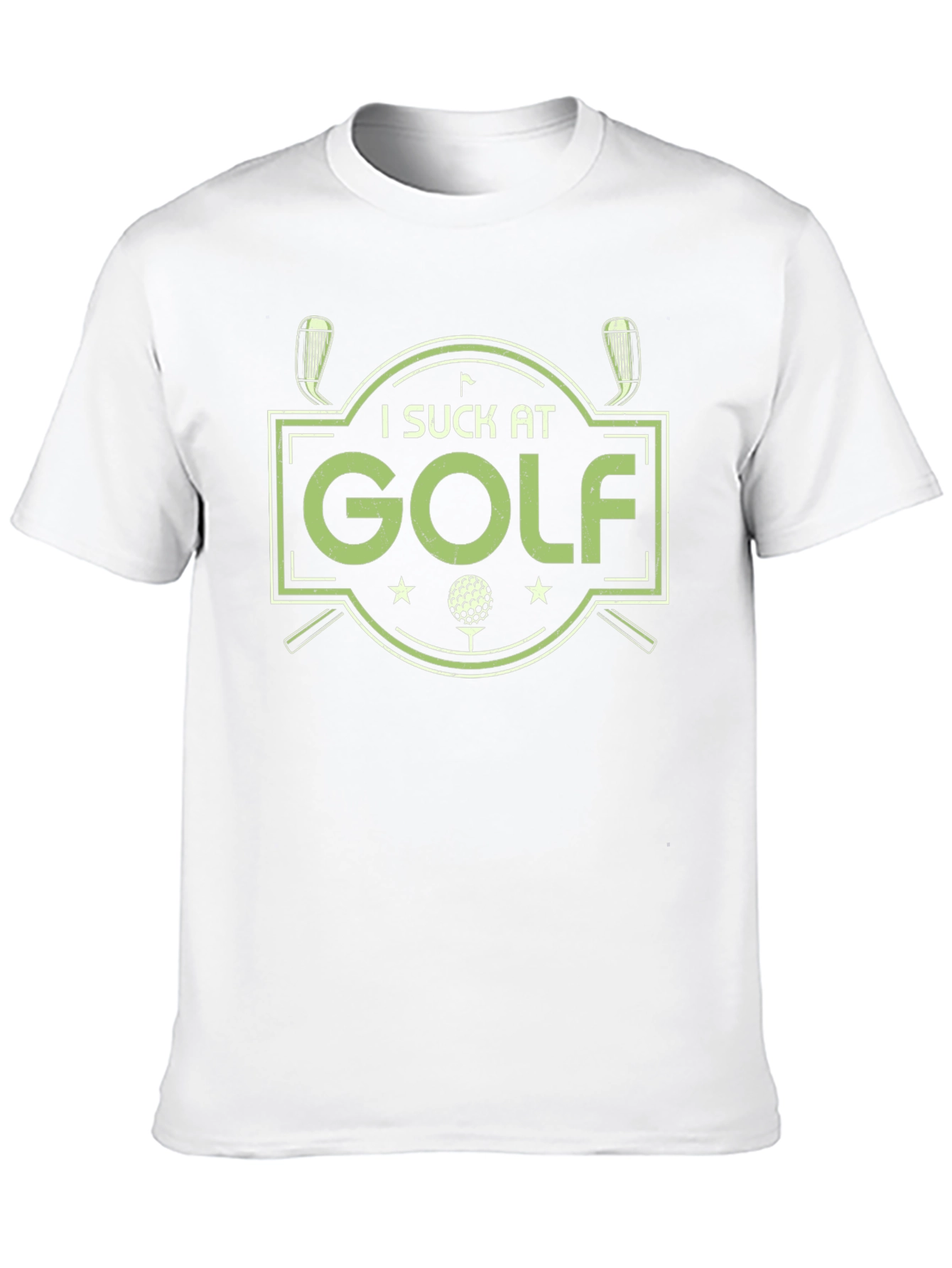 Funny Golf T-Shirt - I Suck at Golf