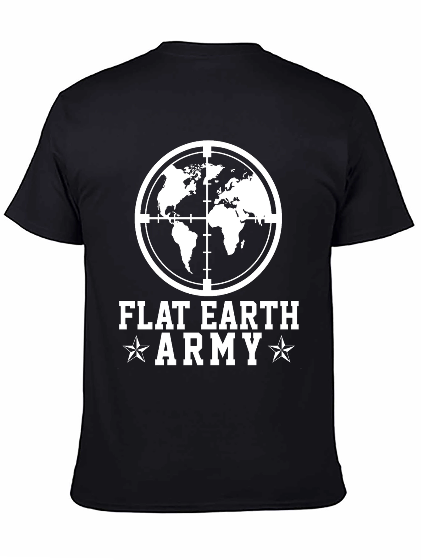 Flat Earth Army T-Shirt - Conspiracy Theory Tee
