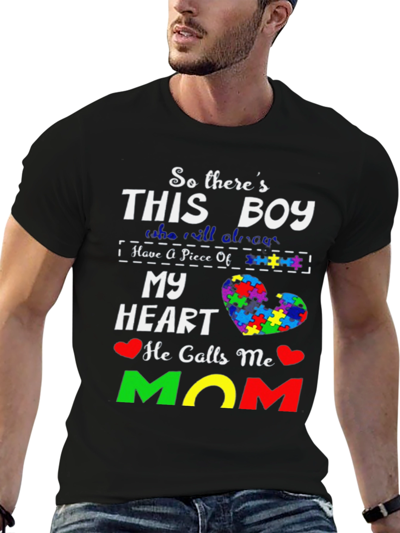 Autism Awareness Mom T-Shirt