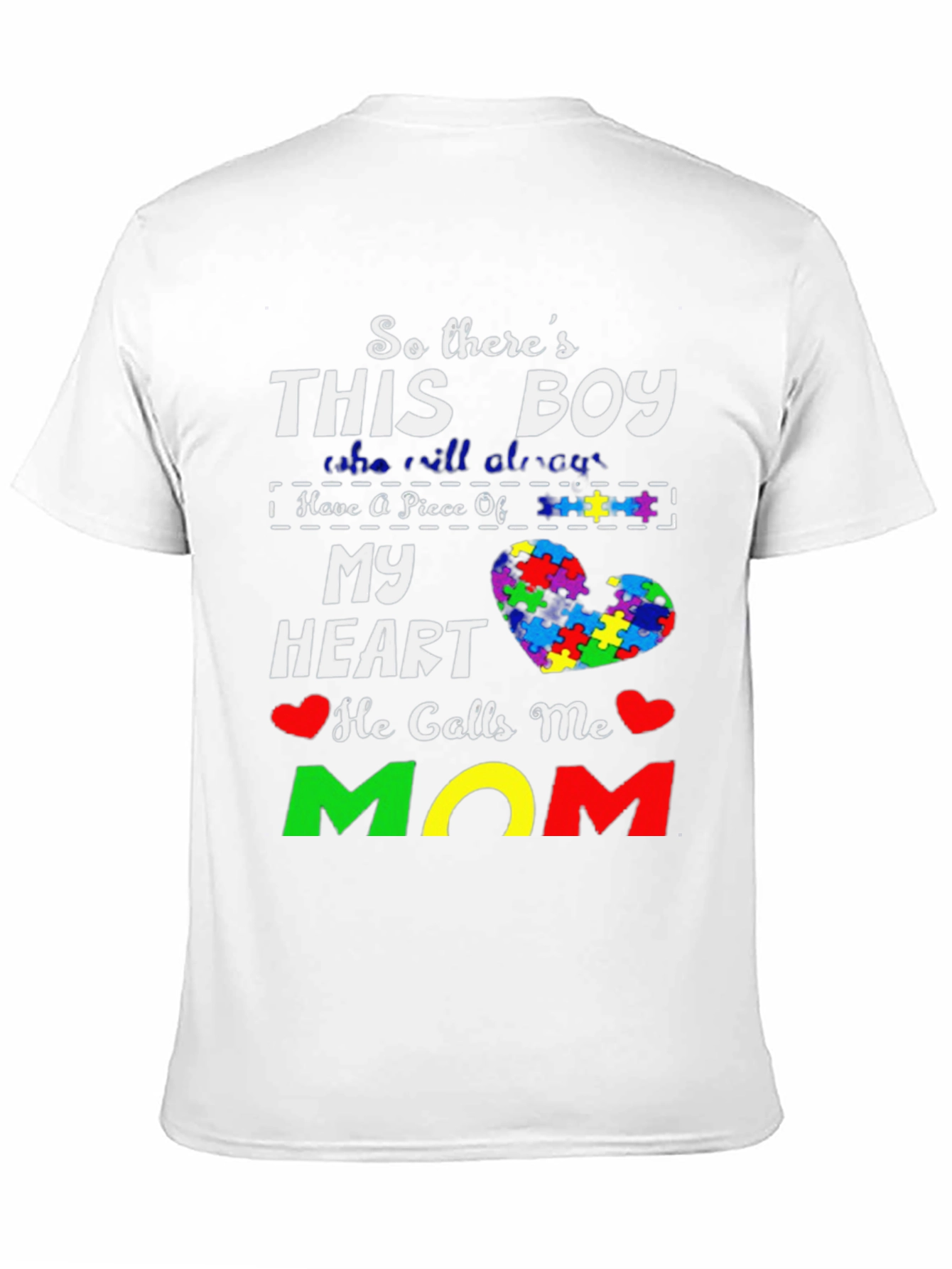 Autism Awareness Mom T-Shirt