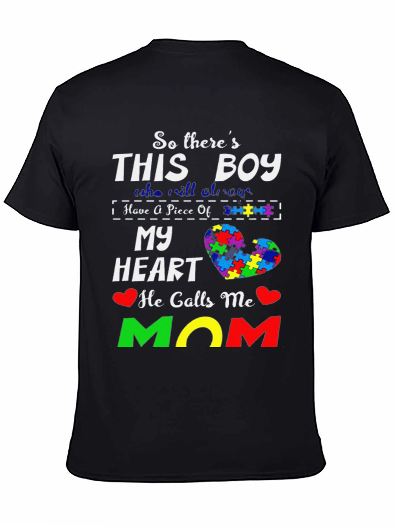 Autism Awareness Mom T-Shirt