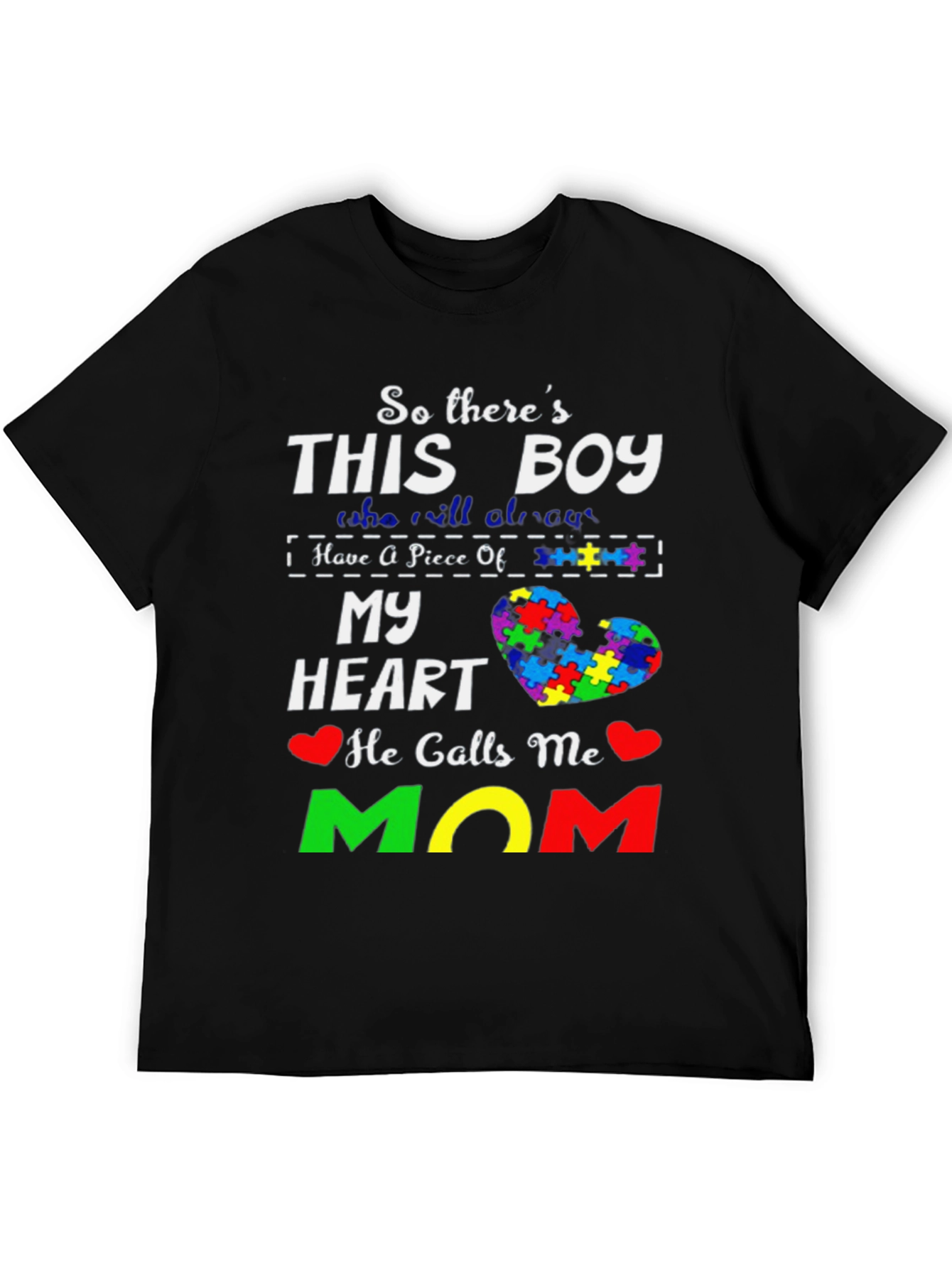 Autism Awareness Mom T-Shirt