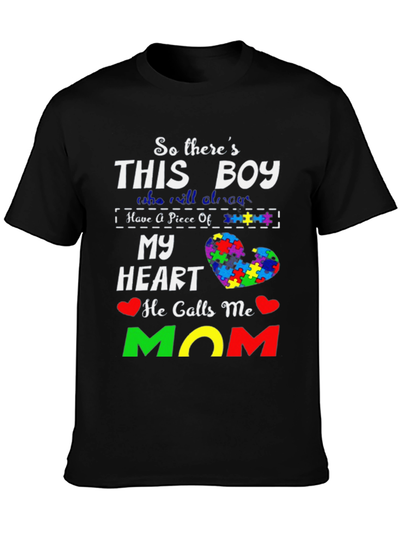 Autism Awareness Mom T-Shirt