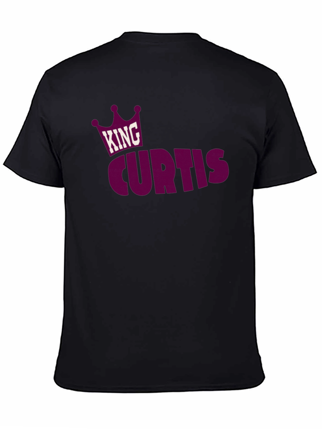 King Curtis T-Shirt - Custom Name Crown Design Tee